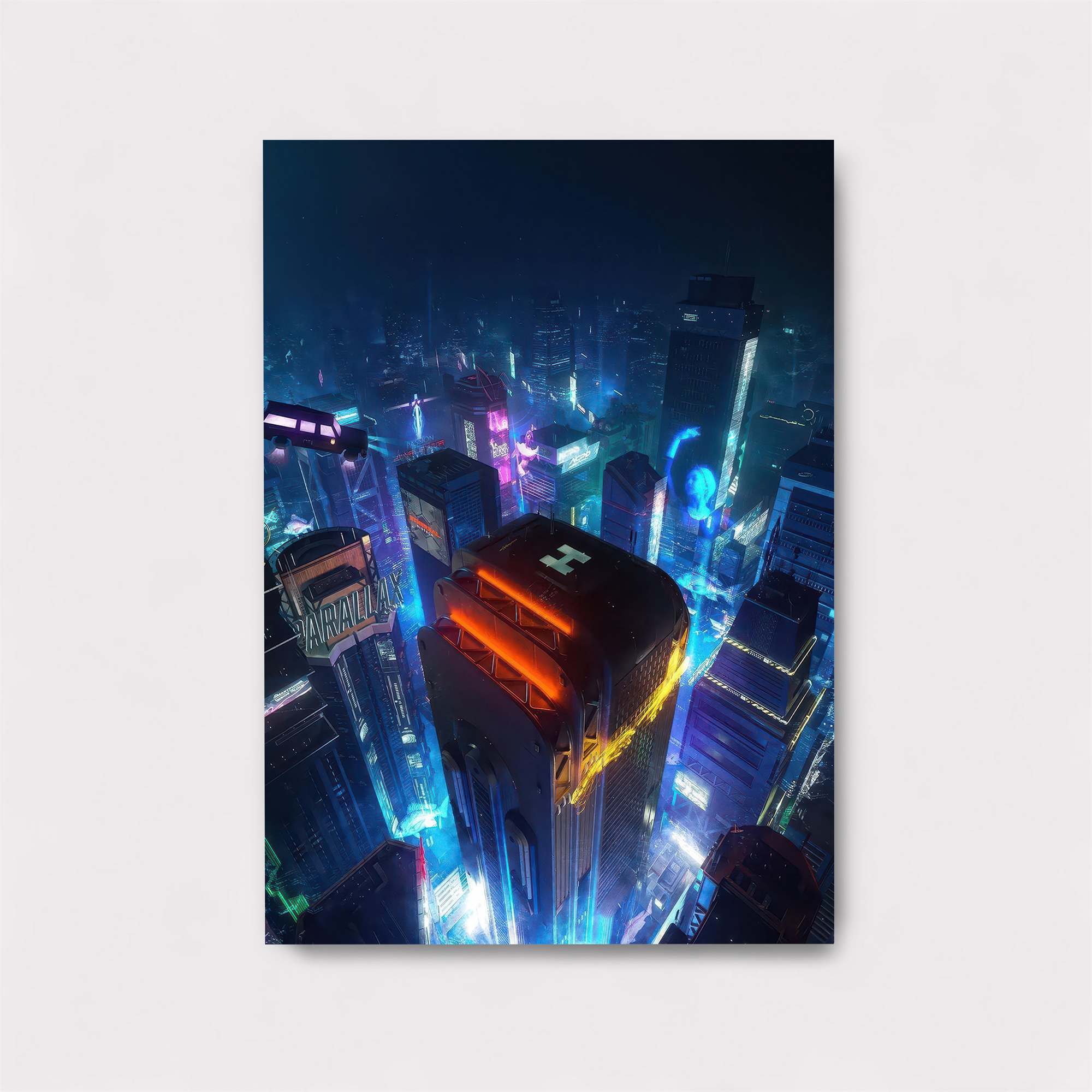 Neon Dreamscape Safe Wall Magnetic / M