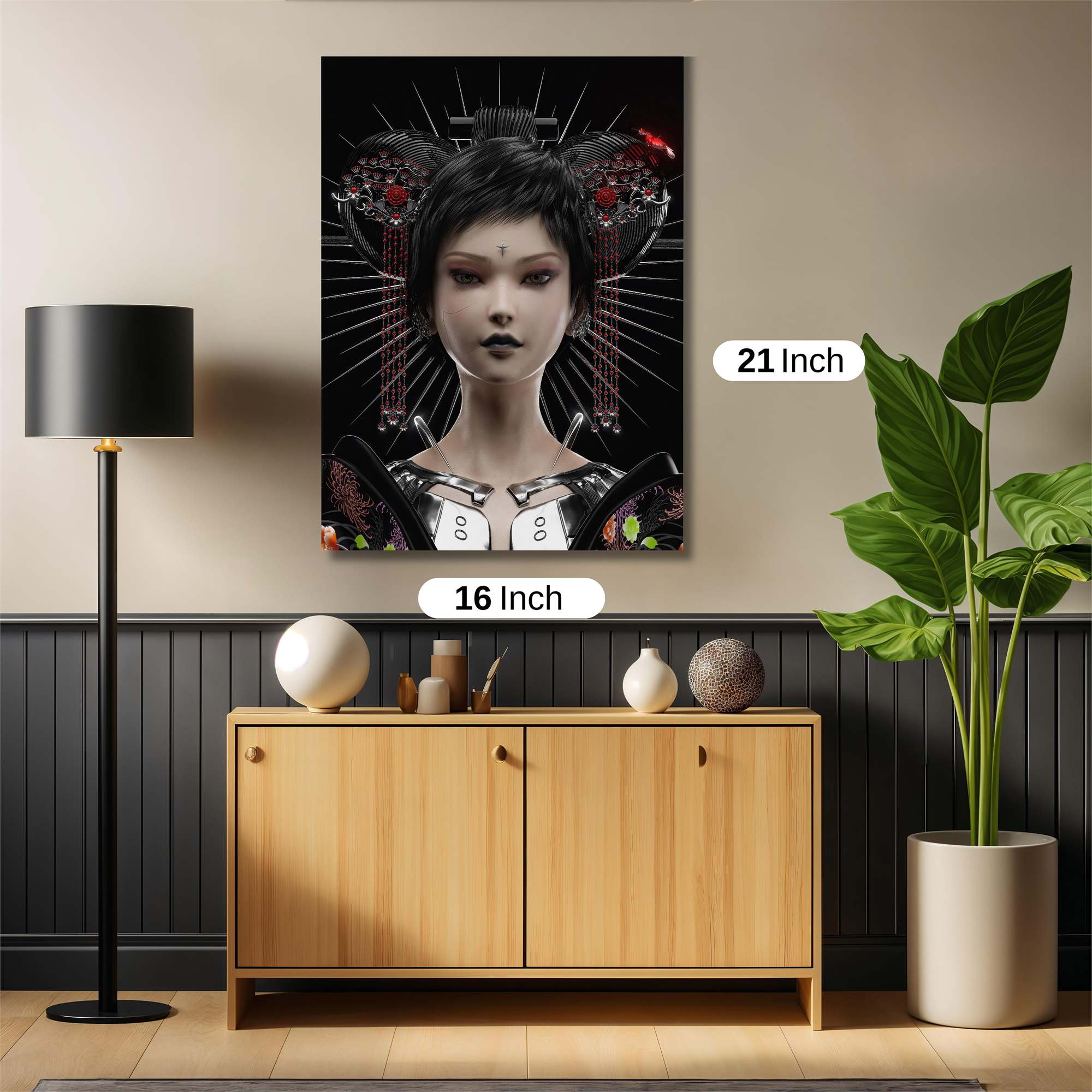 Cyber Geisha Safe Wall Magnetic / M