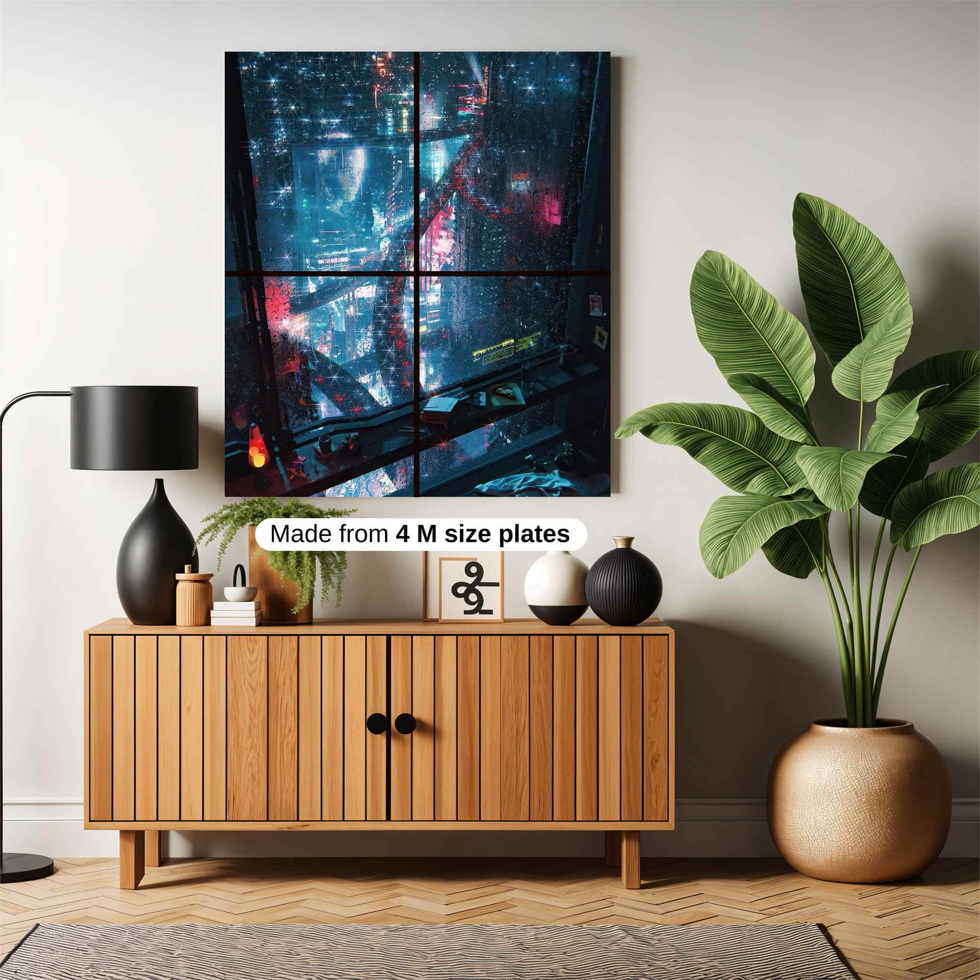 Neon Serenity Safe Wall Magnetic / M