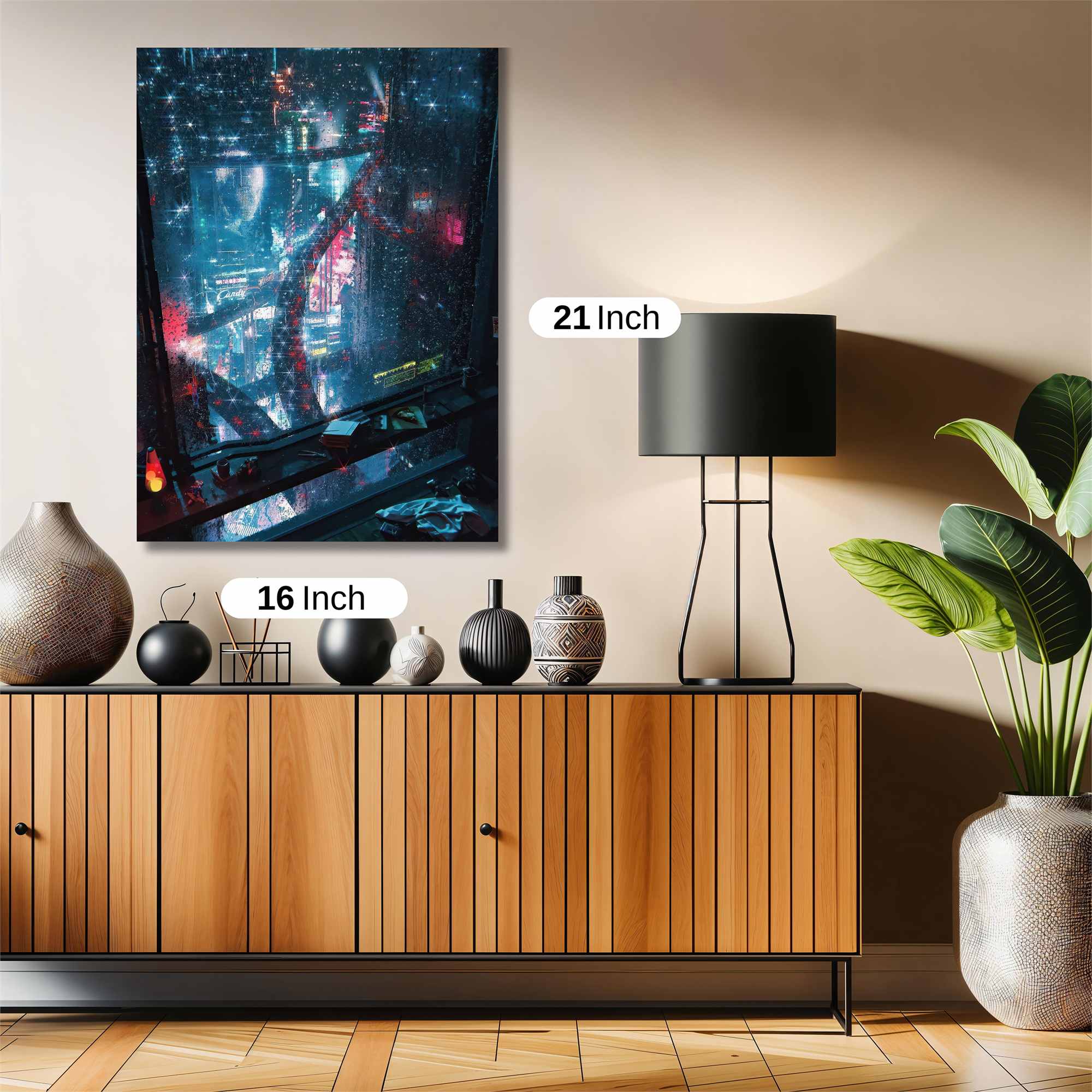 Neon Serenity Safe Wall Magnetic / M