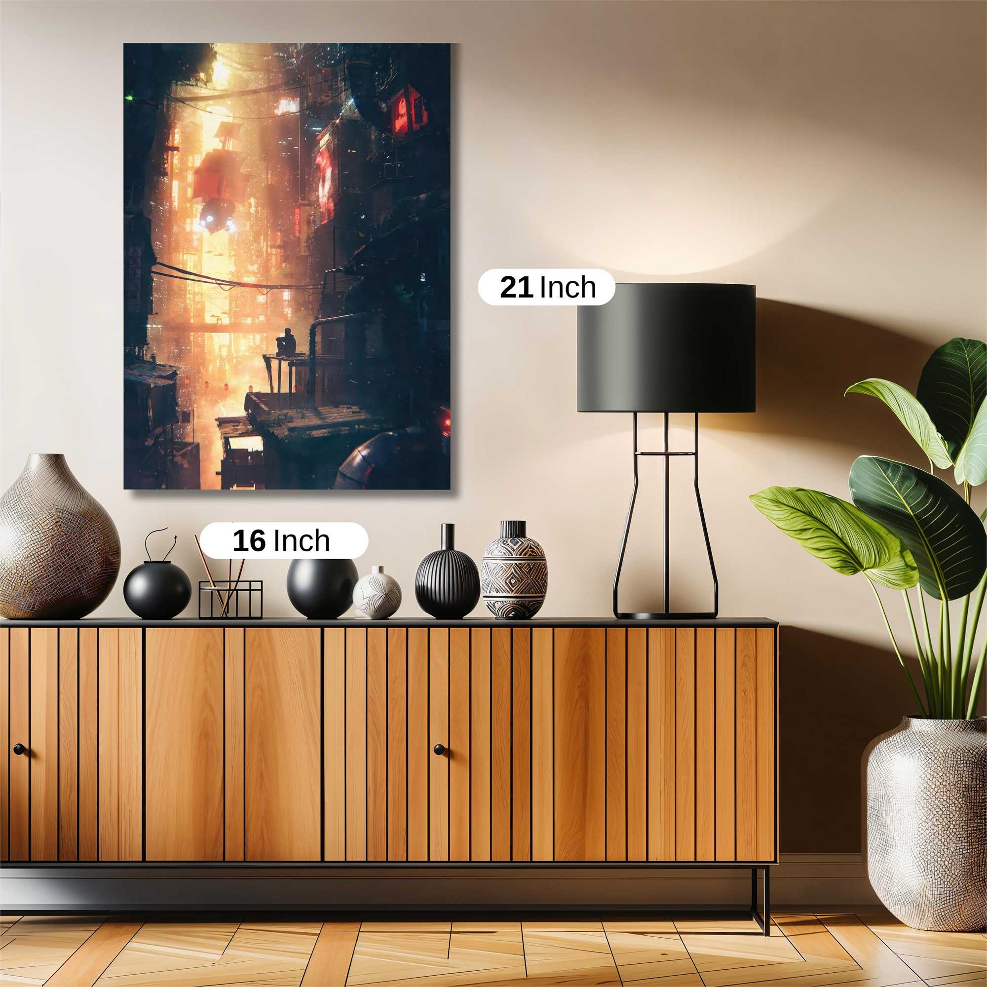 Neon Solitude Safe Wall Magnetic / M