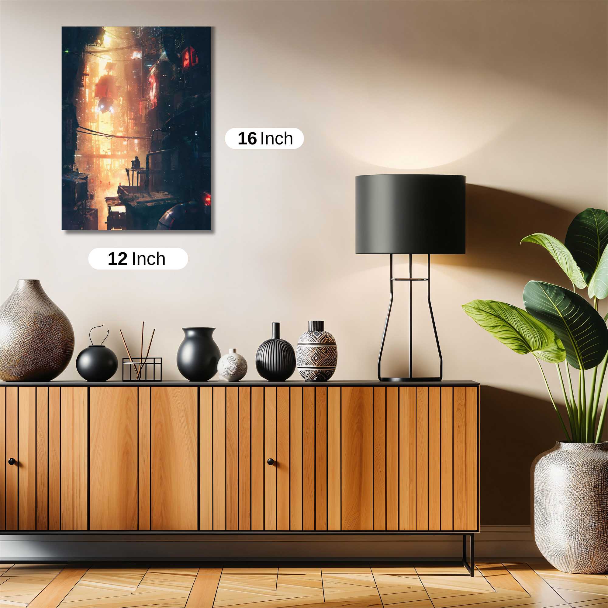 Neon Solitude Safe Wall Magnetic / M