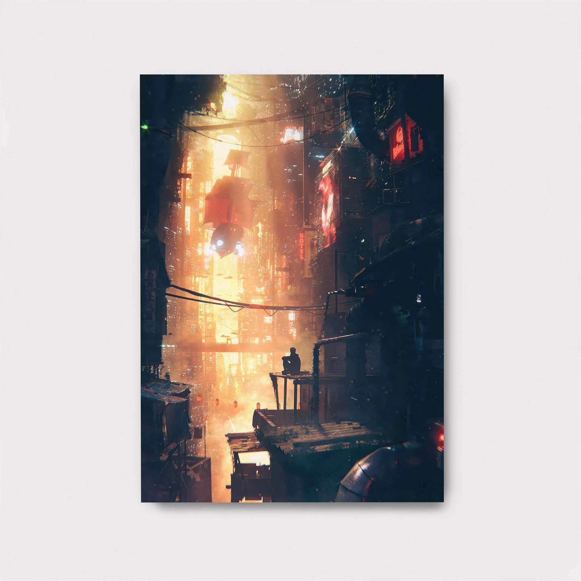 Neon Solitude Safe Wall Magnetic / M