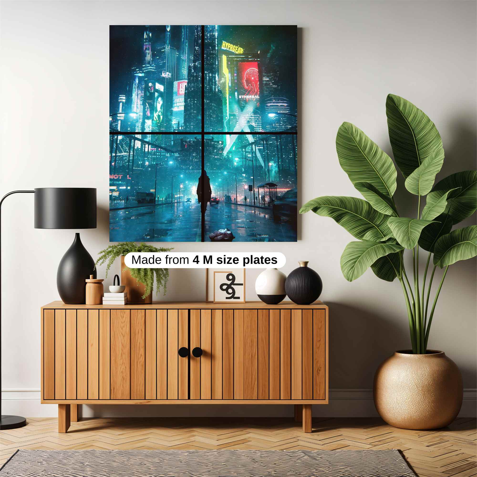 Cyberpunk Reverie Safe Wall Magnetic / M