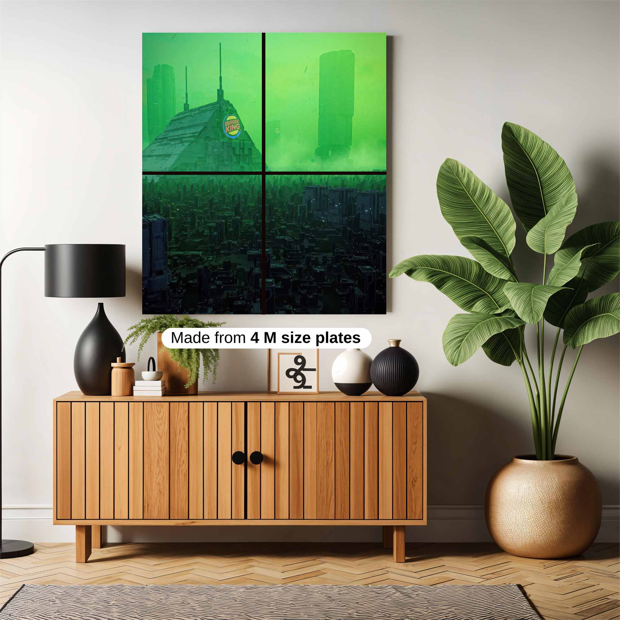 Neon Dystopia Safe Wall Magnetic / M