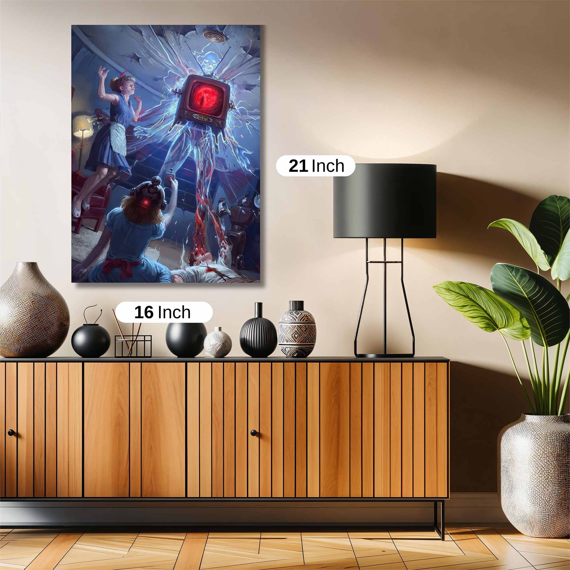 Television Horror Safe Wall Magnetic / M