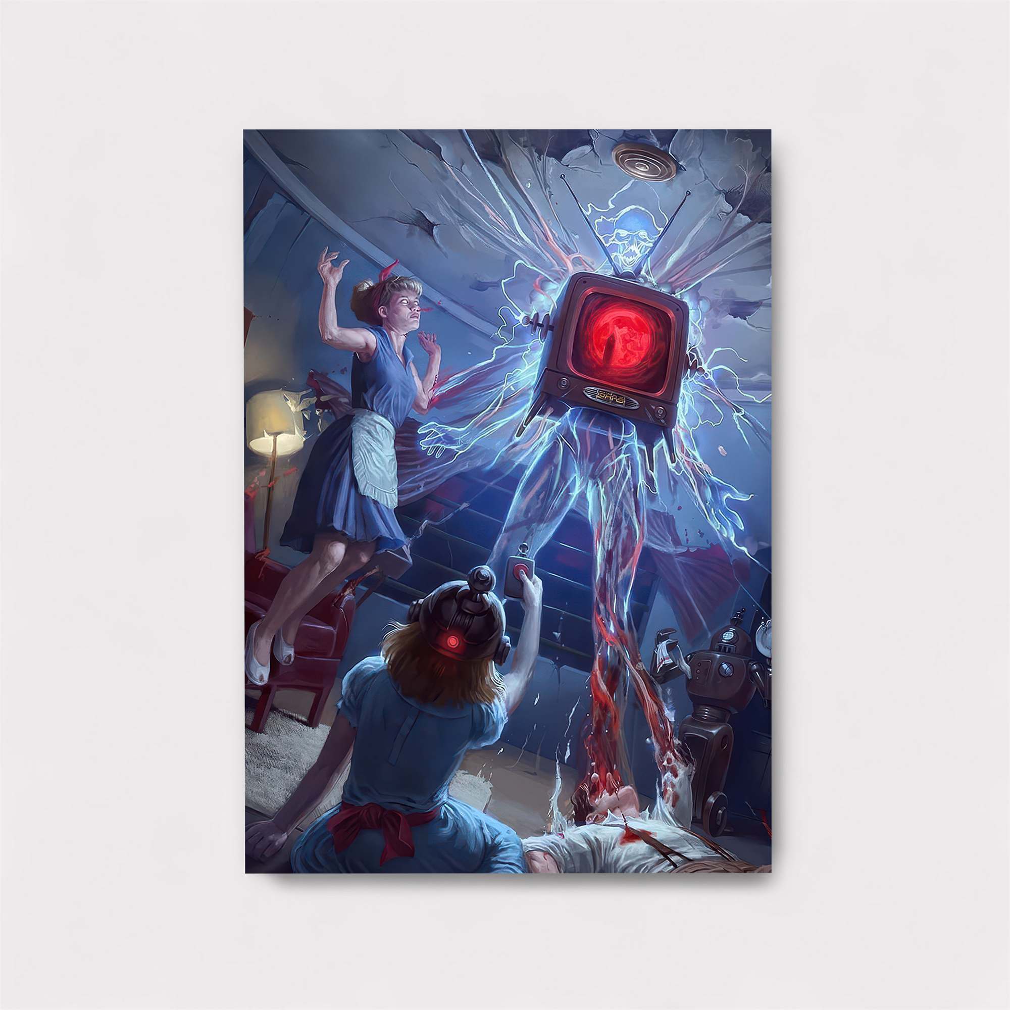 Television Horror Safe Wall Magnetic / M