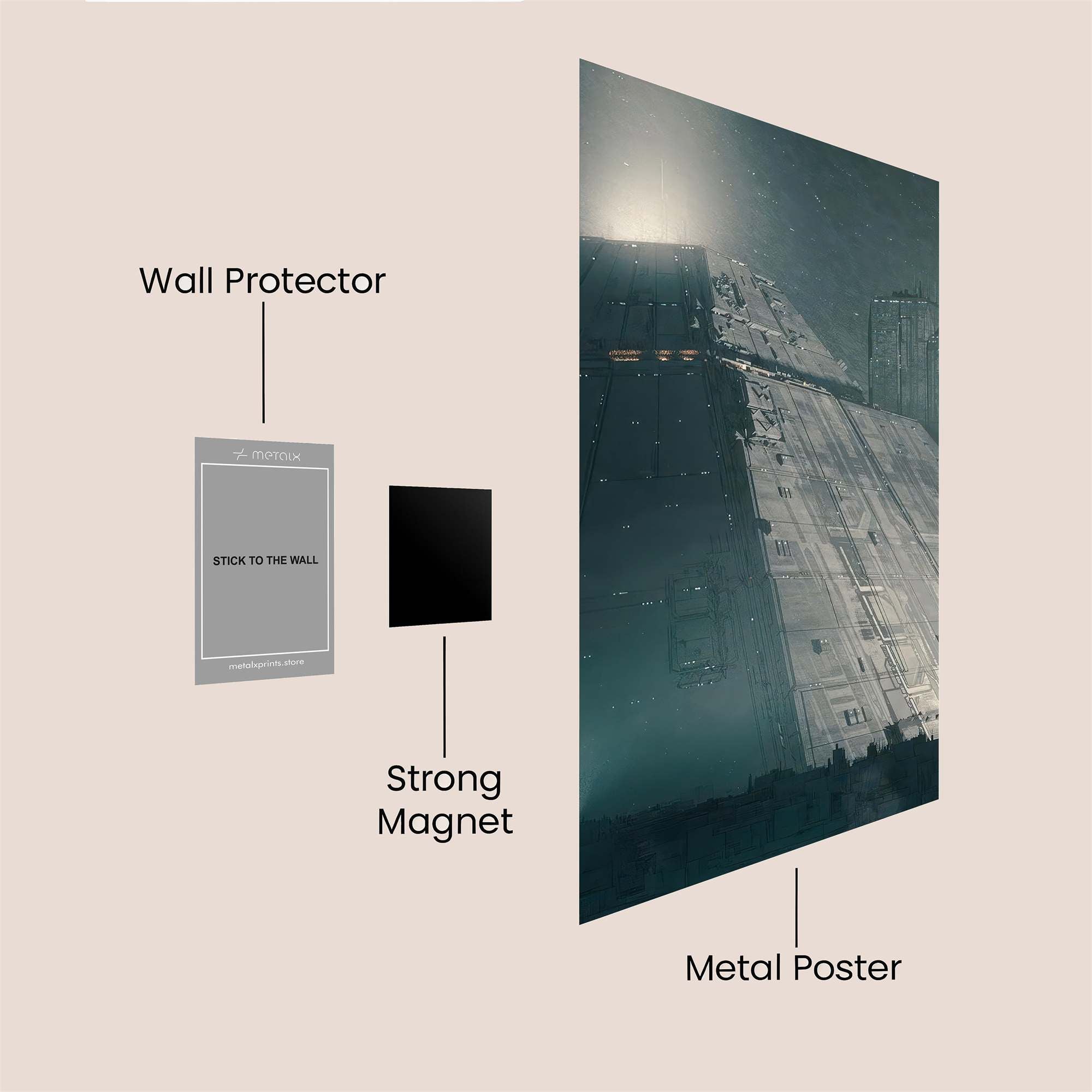 Monolithic Luminance Safe Wall Magnetic / M