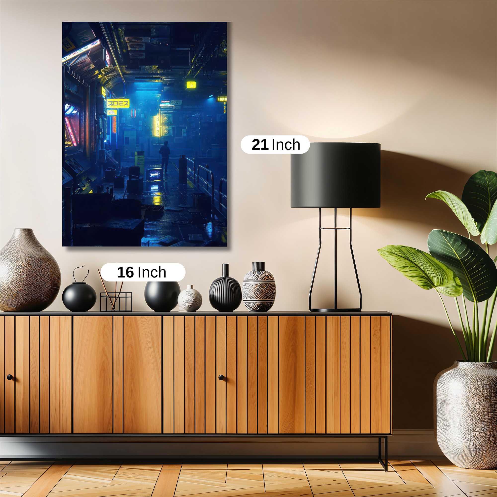 Neon Solitude Safe Wall Magnetic / M