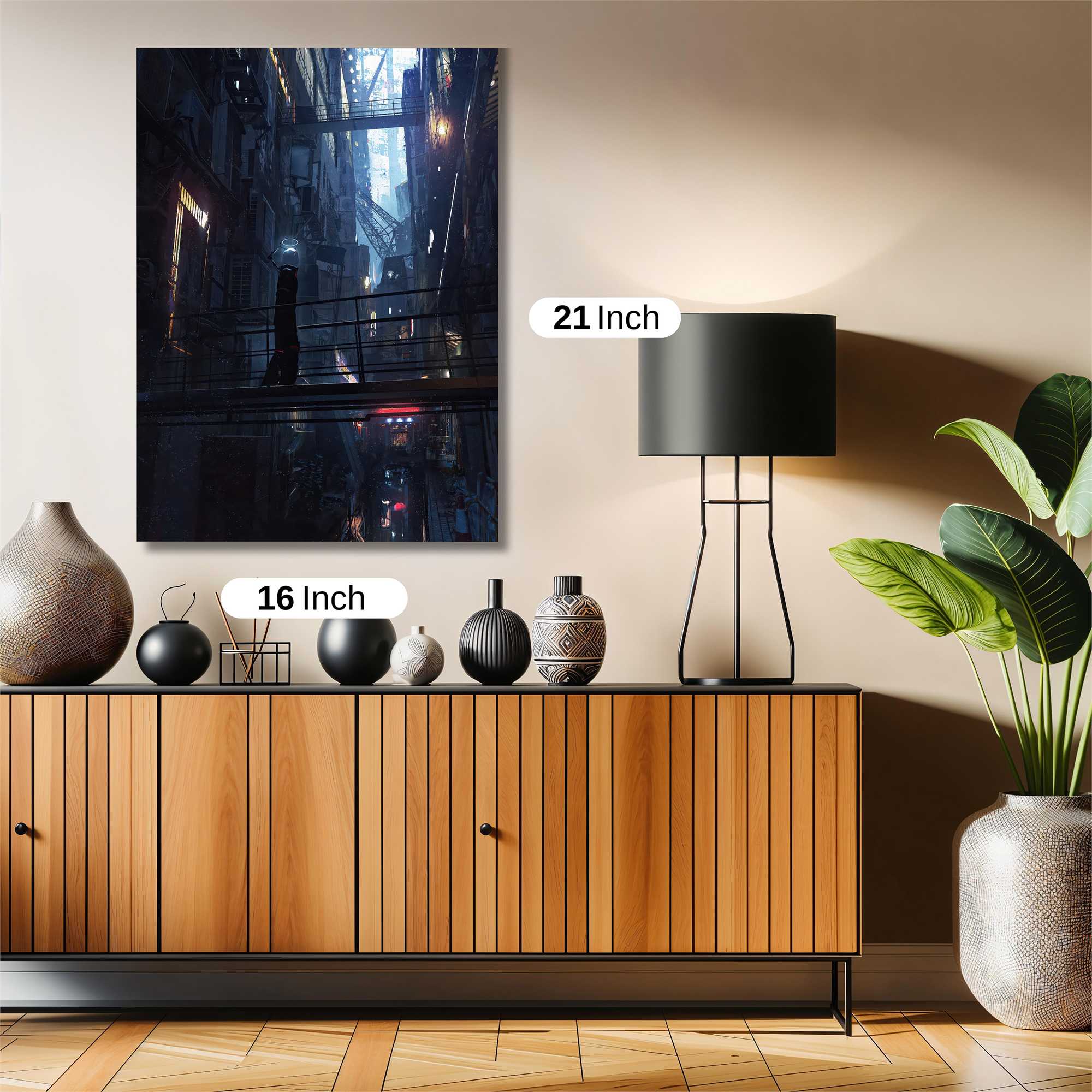 Neon Solitude Safe Wall Magnetic / M