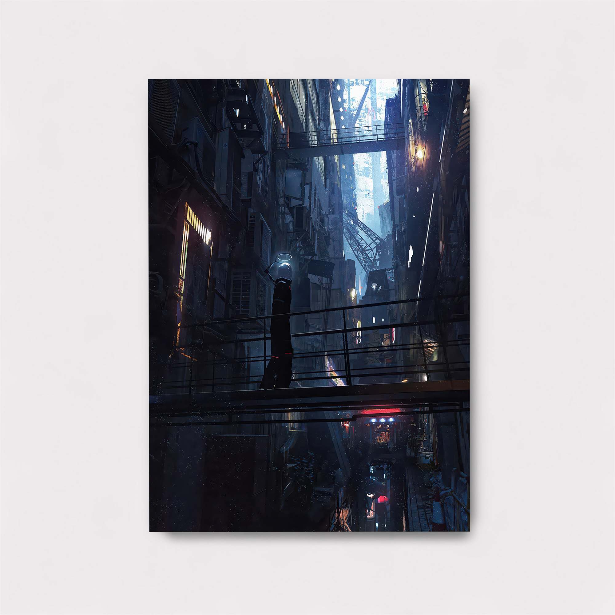 Neon Solitude Safe Wall Magnetic / M