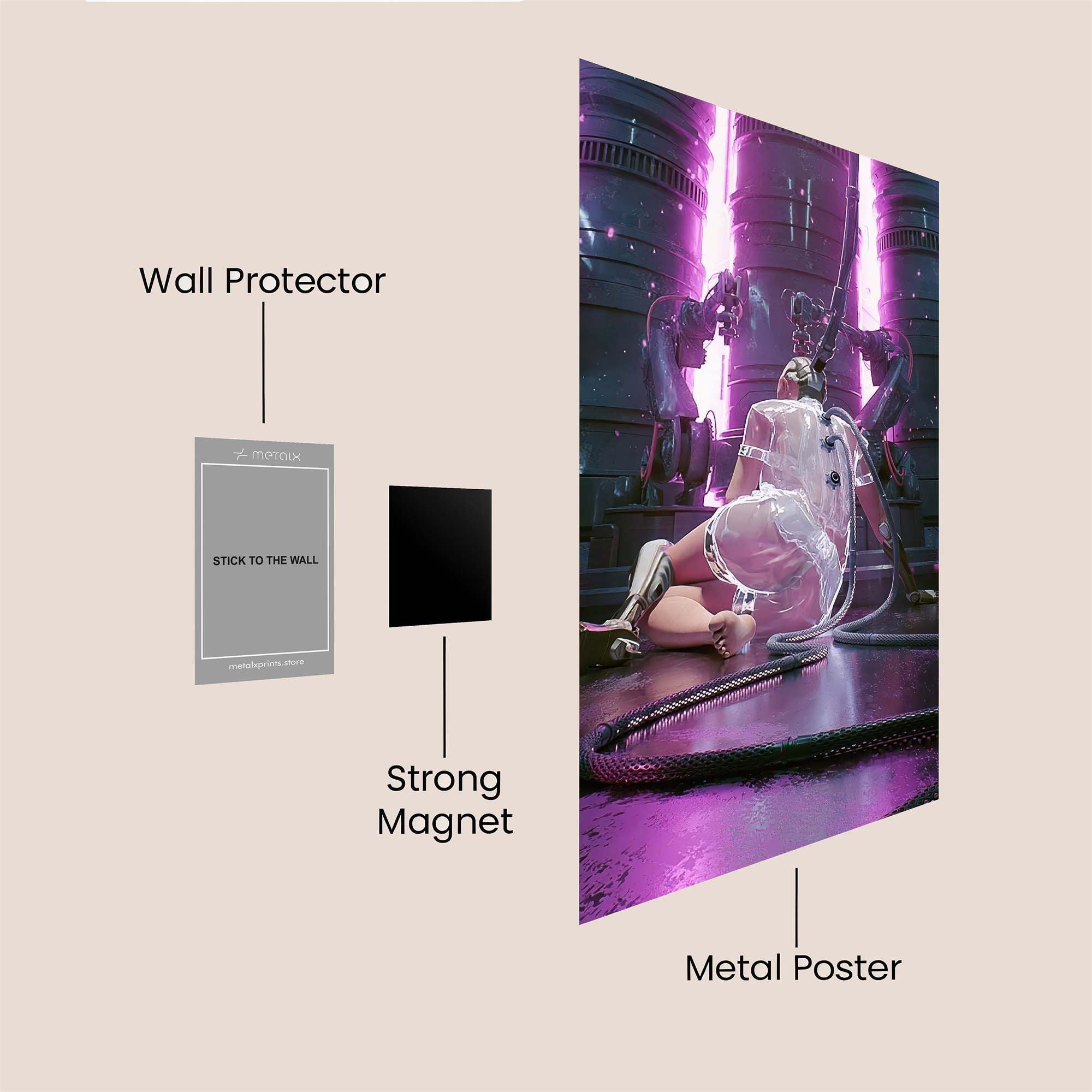 Cyber Cocoon Safe Wall Magnetic / M
