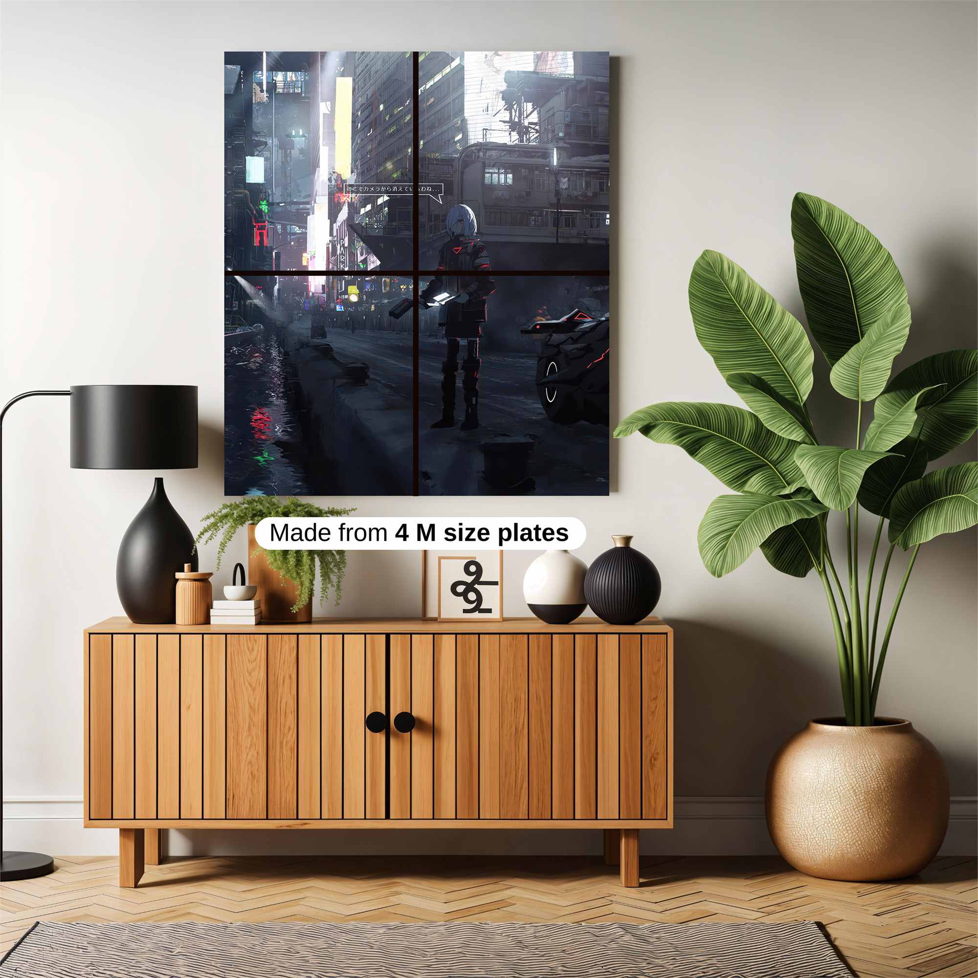 Neon Vigilance Safe Wall Magnetic / M