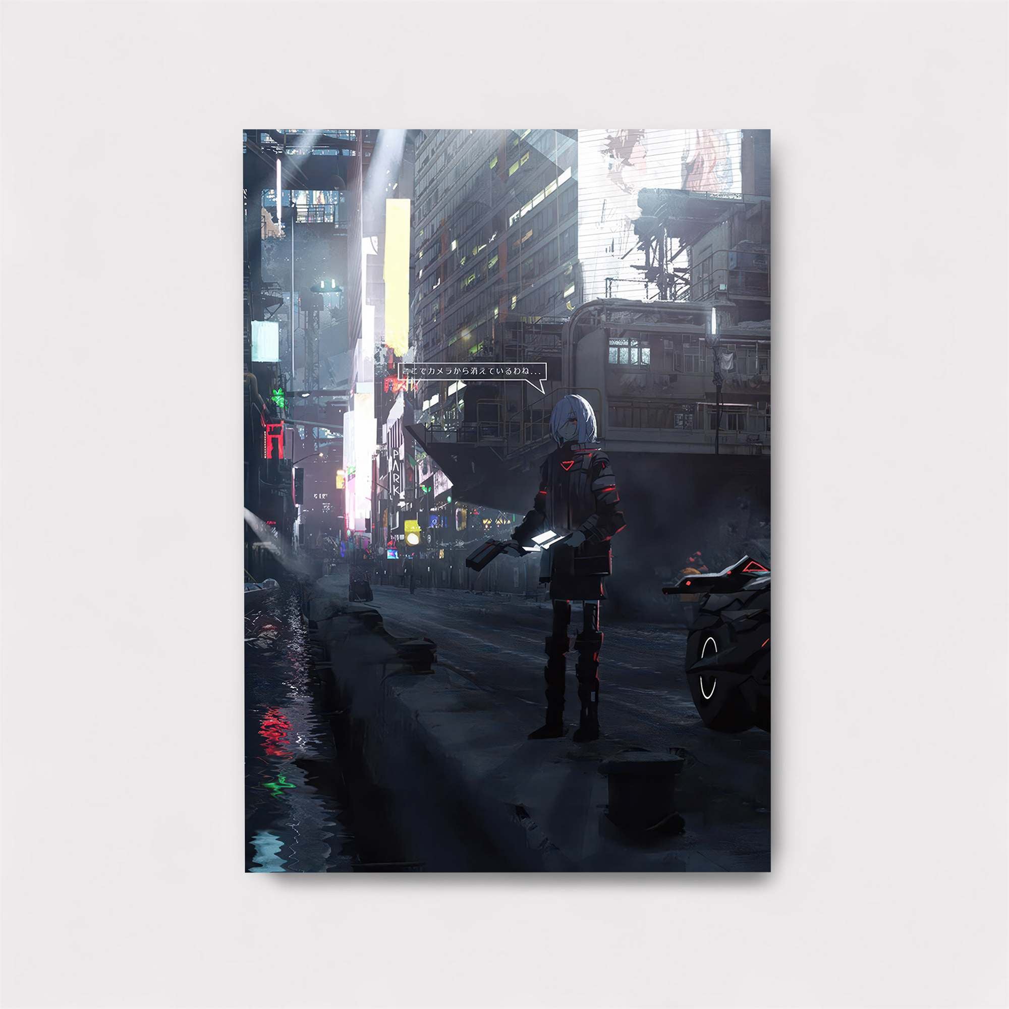 Neon Vigilance Safe Wall Magnetic / M