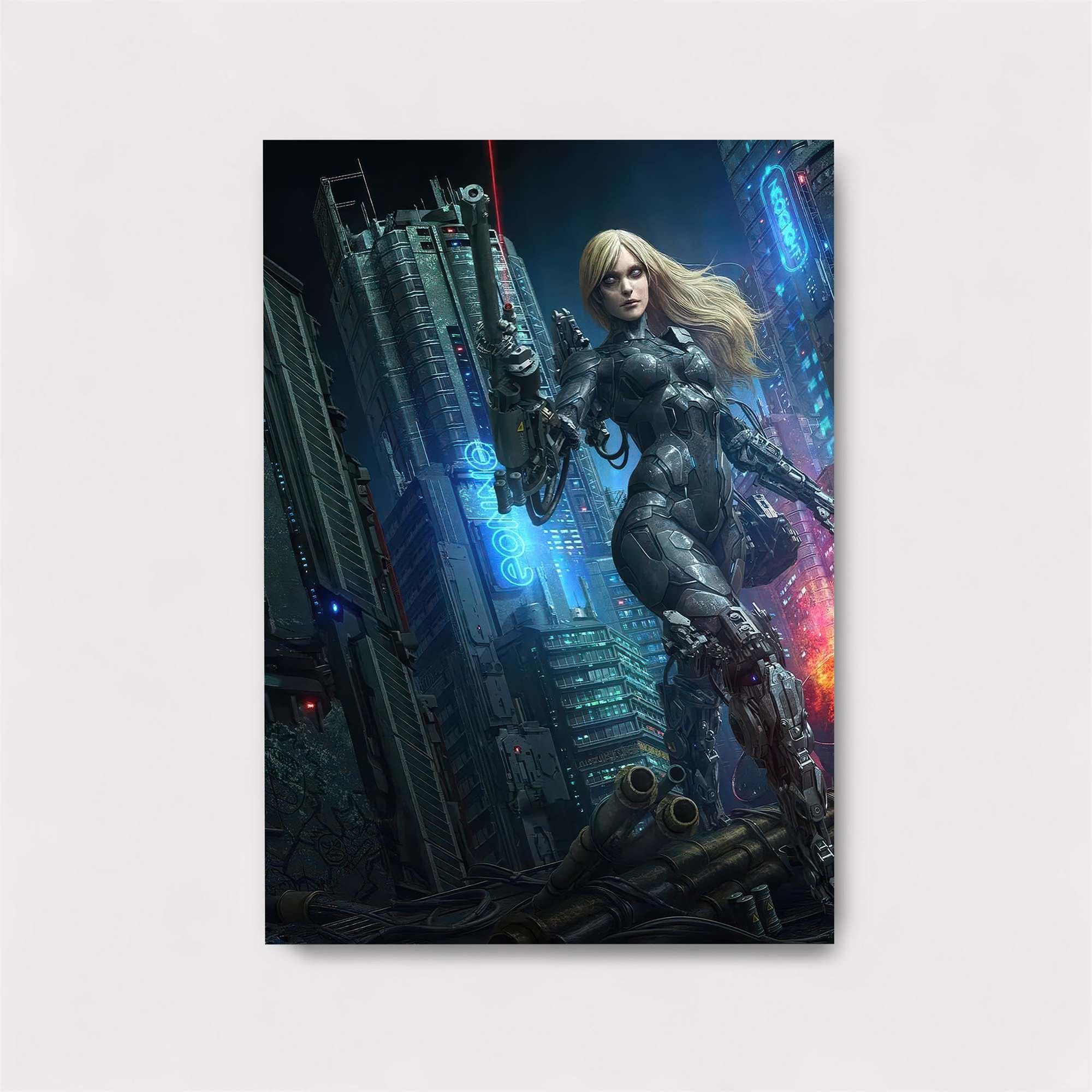 Cyber Warrior Safe Wall Magnetic / M