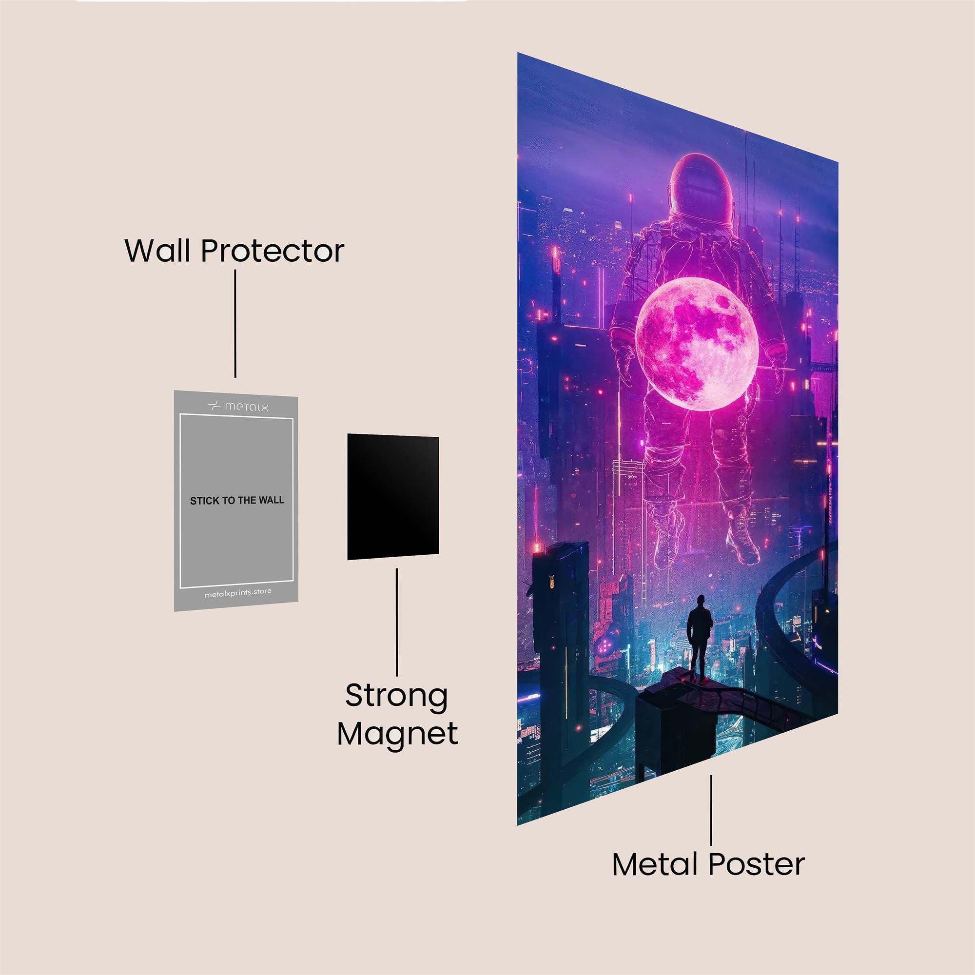 Galactic Dreamscape Safe Wall Magnetic / M