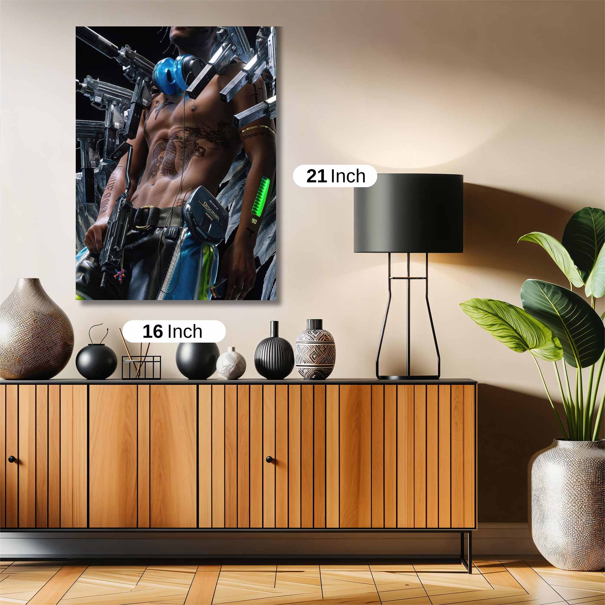 Cyberpunk Intensity Safe Wall Magnetic / M