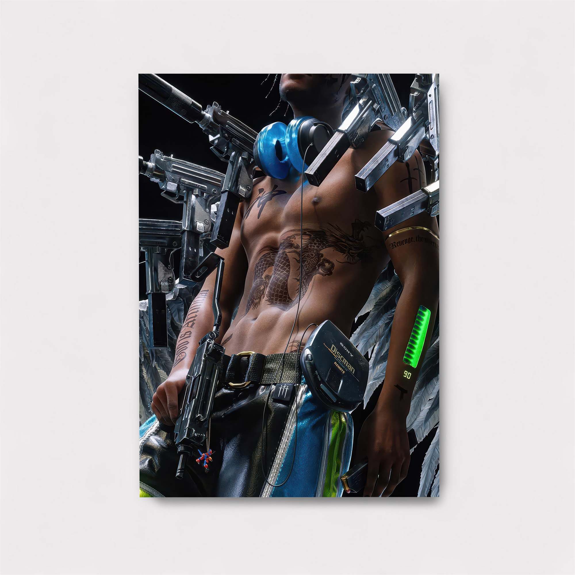 Cyberpunk Intensity Safe Wall Magnetic / M