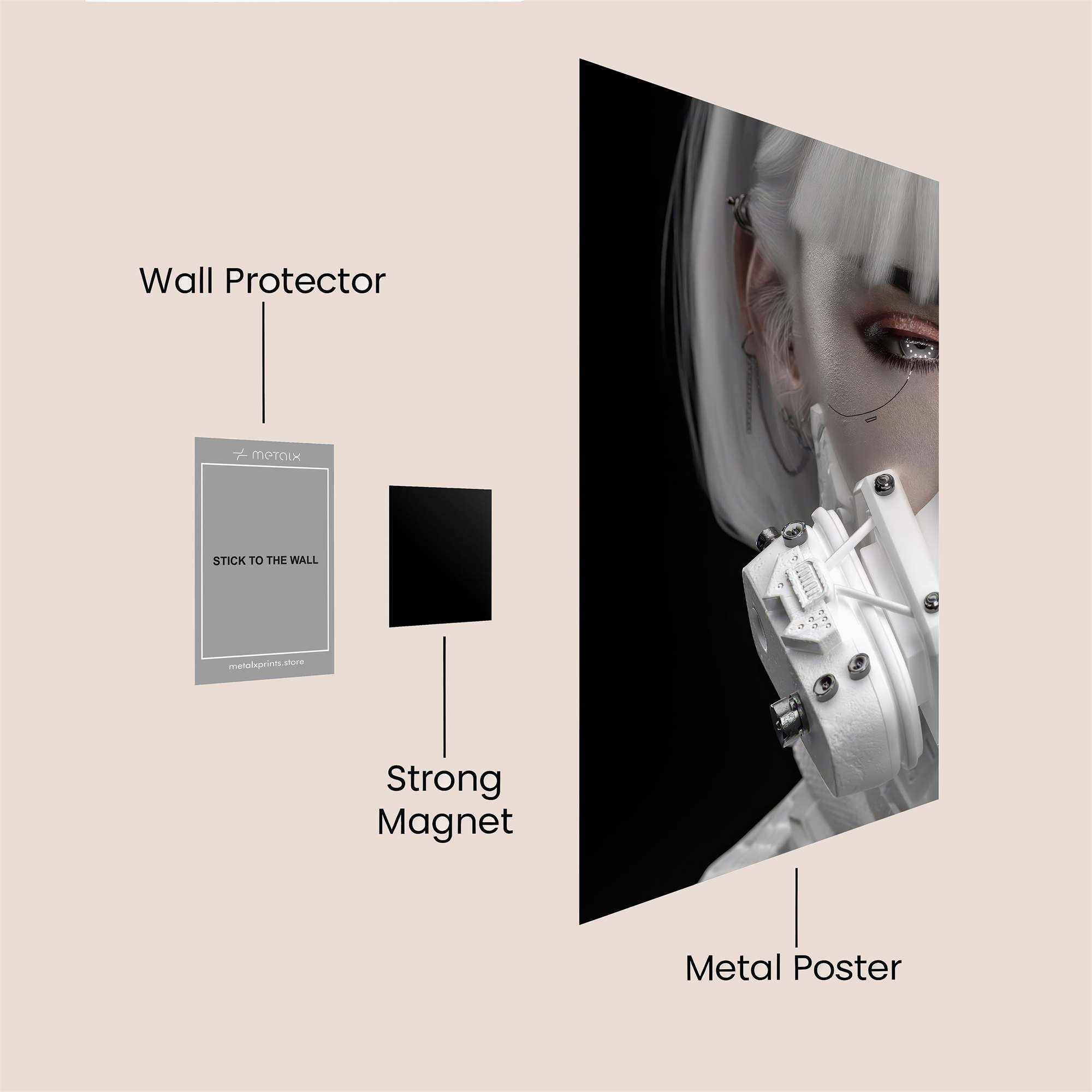 Cybernetic Enigma Safe Wall Magnetic / M