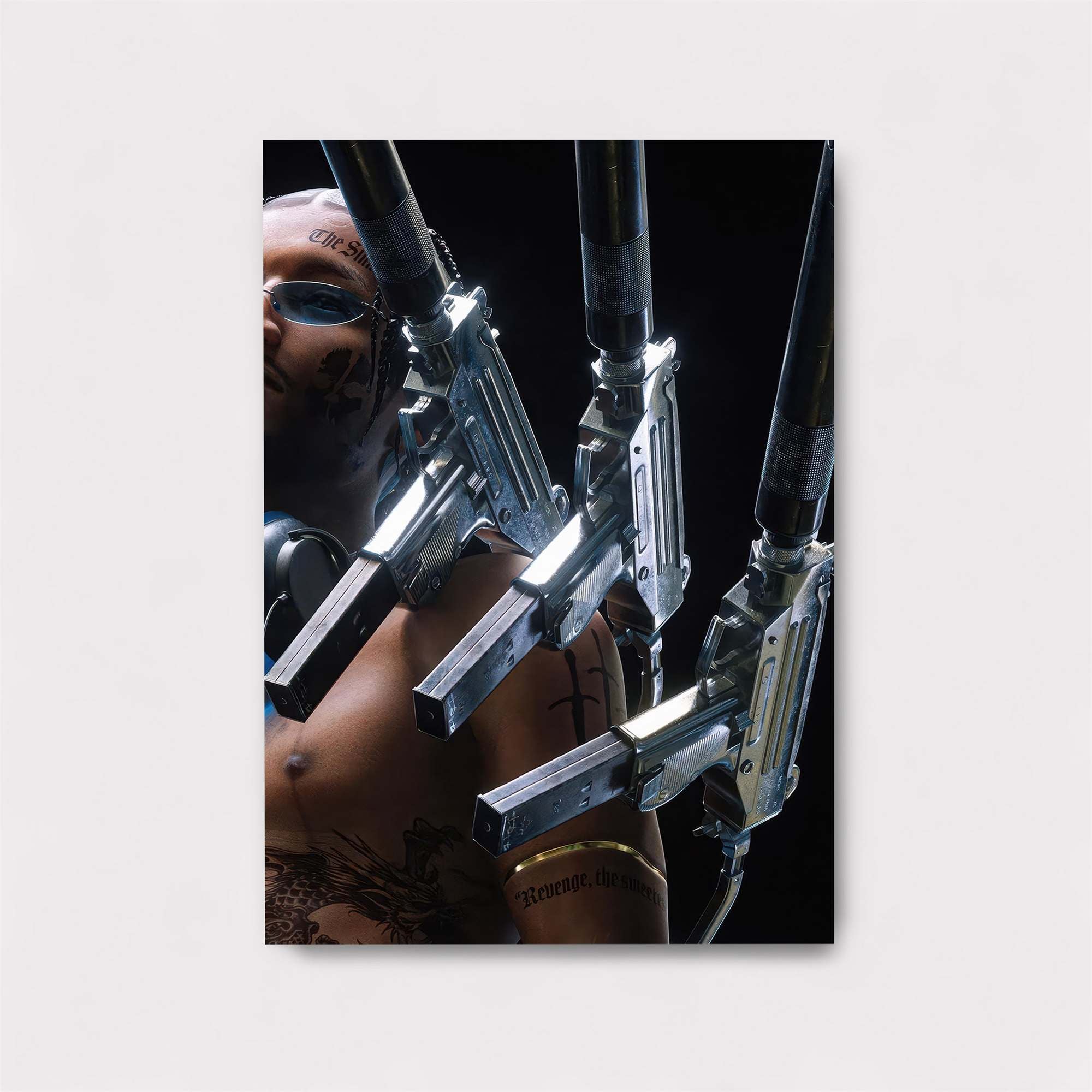 Futuristic Warrior Safe Wall Magnetic / M