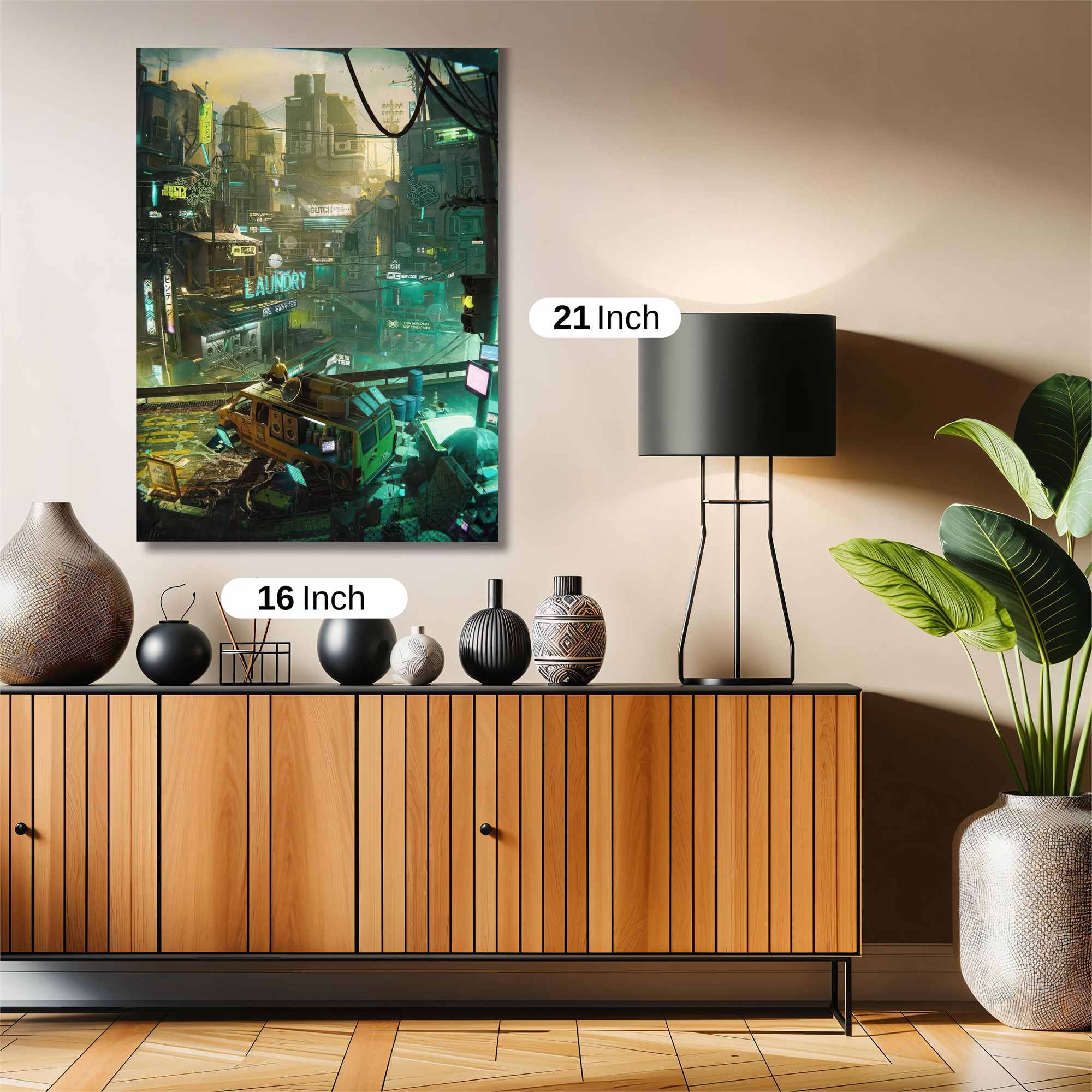 Neon Metropolis Safe Wall Magnetic / M