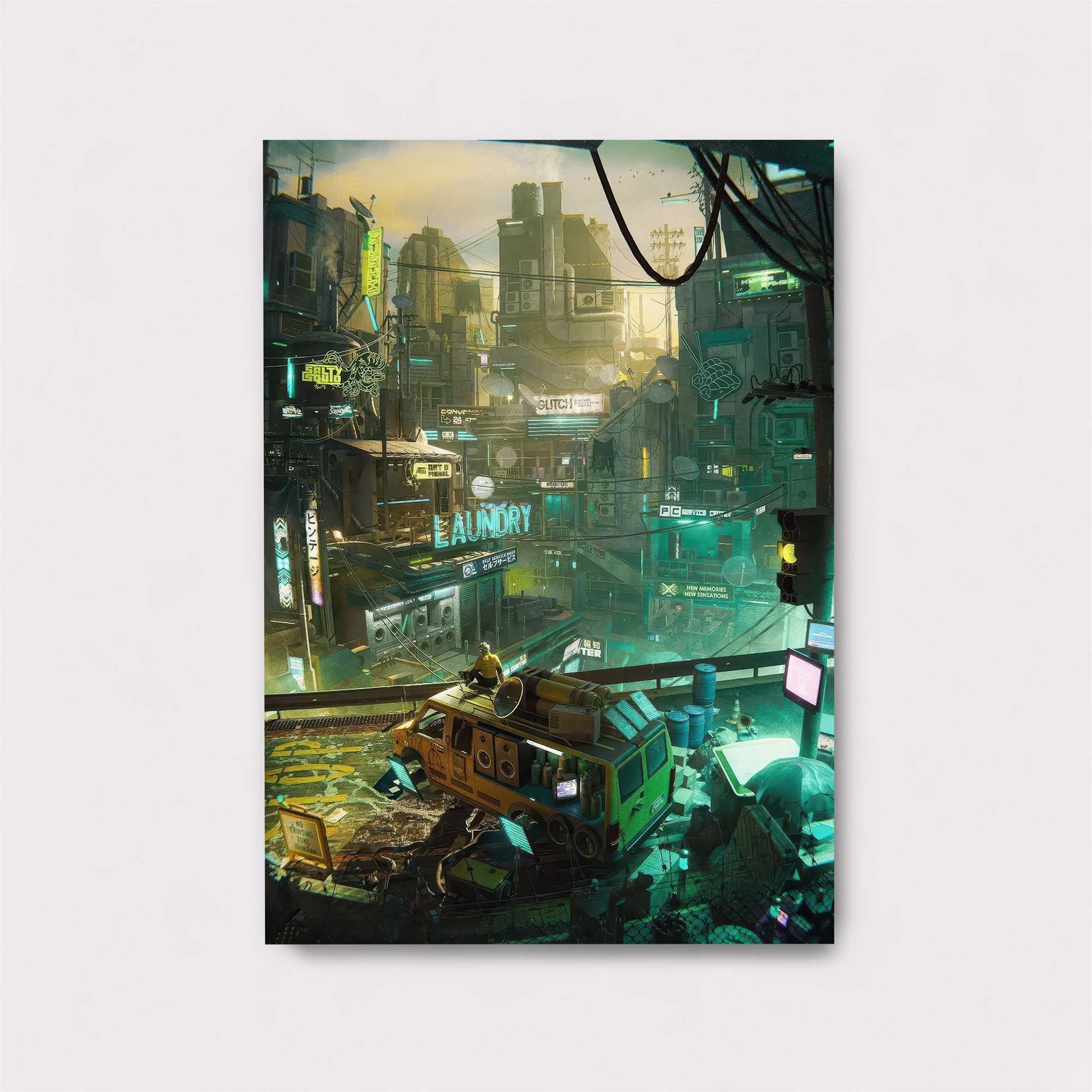 Neon Metropolis Safe Wall Magnetic / M