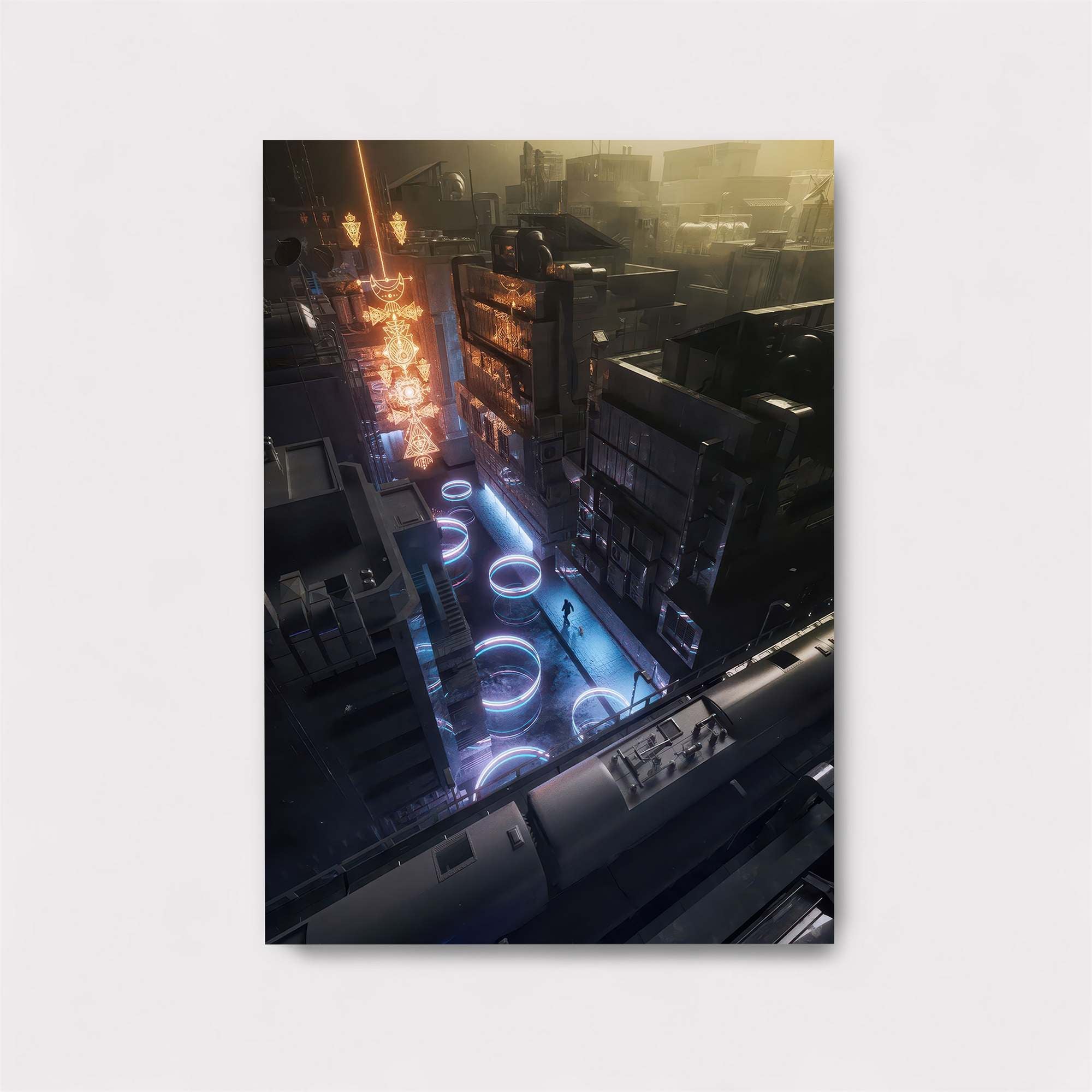 Neon Serenity Safe Wall Magnetic / M