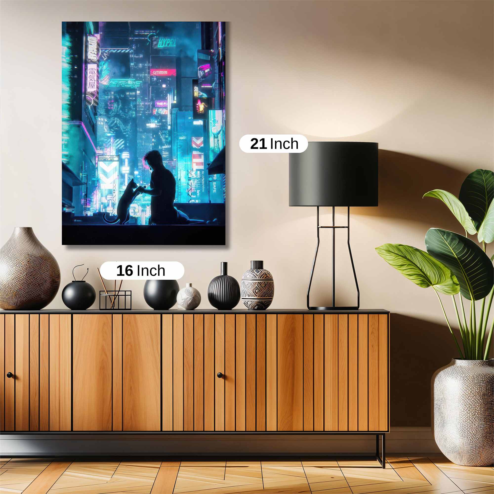 Cyber Feline Safe Wall Magnetic / M