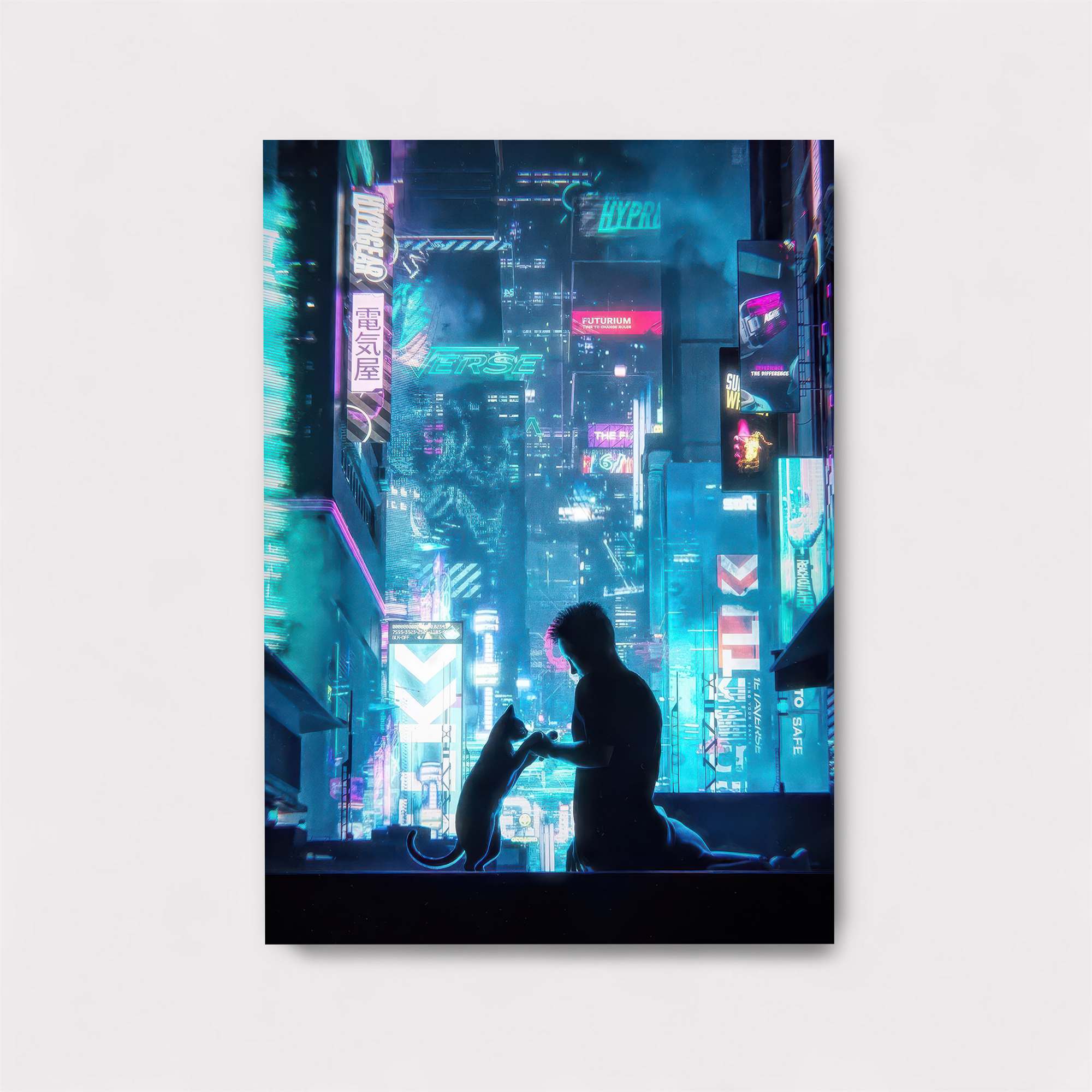 Cyber Feline Safe Wall Magnetic / M