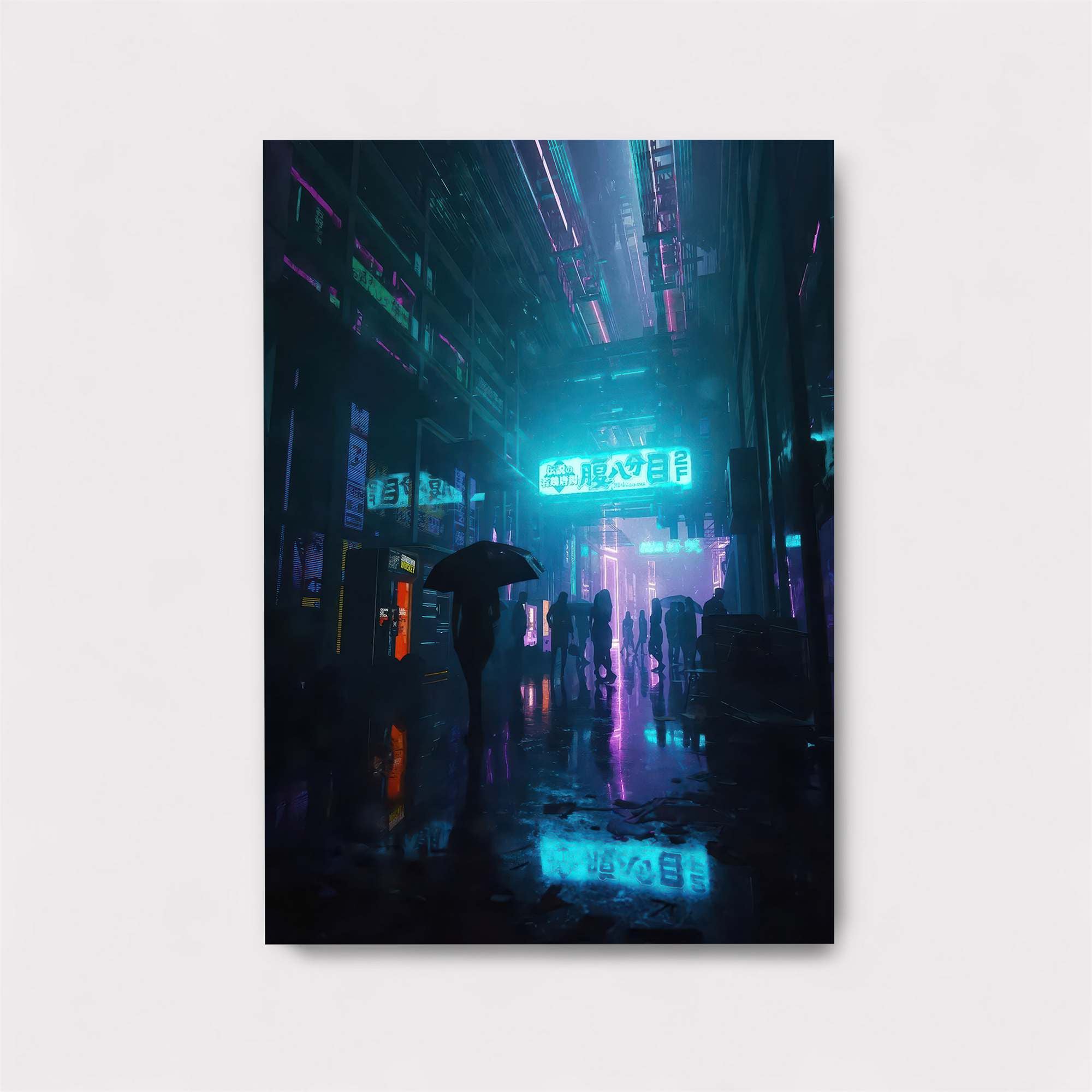 Neon Shadowscape Safe Wall Magnetic / M