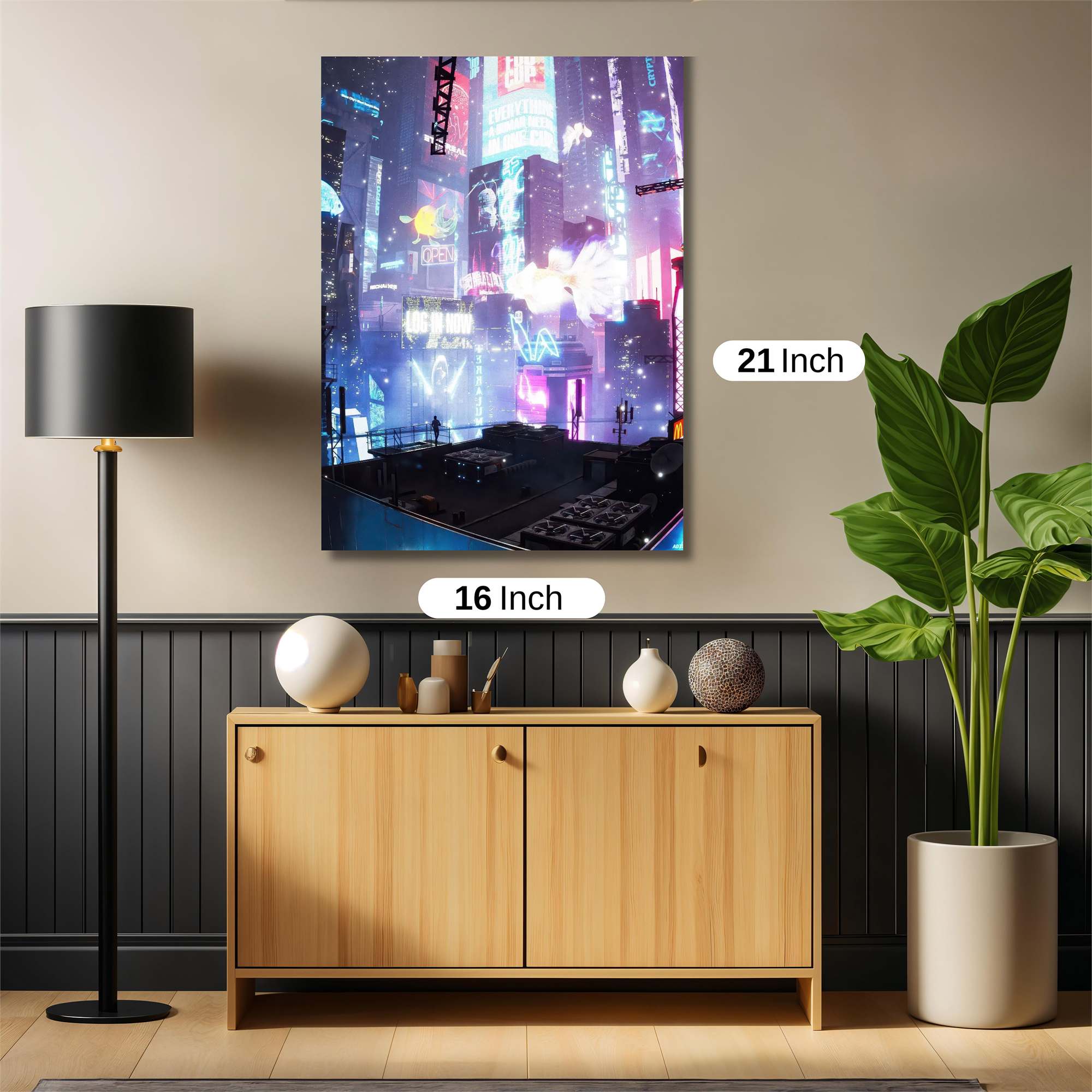 Neon Reverie Safe Wall Magnetic / M