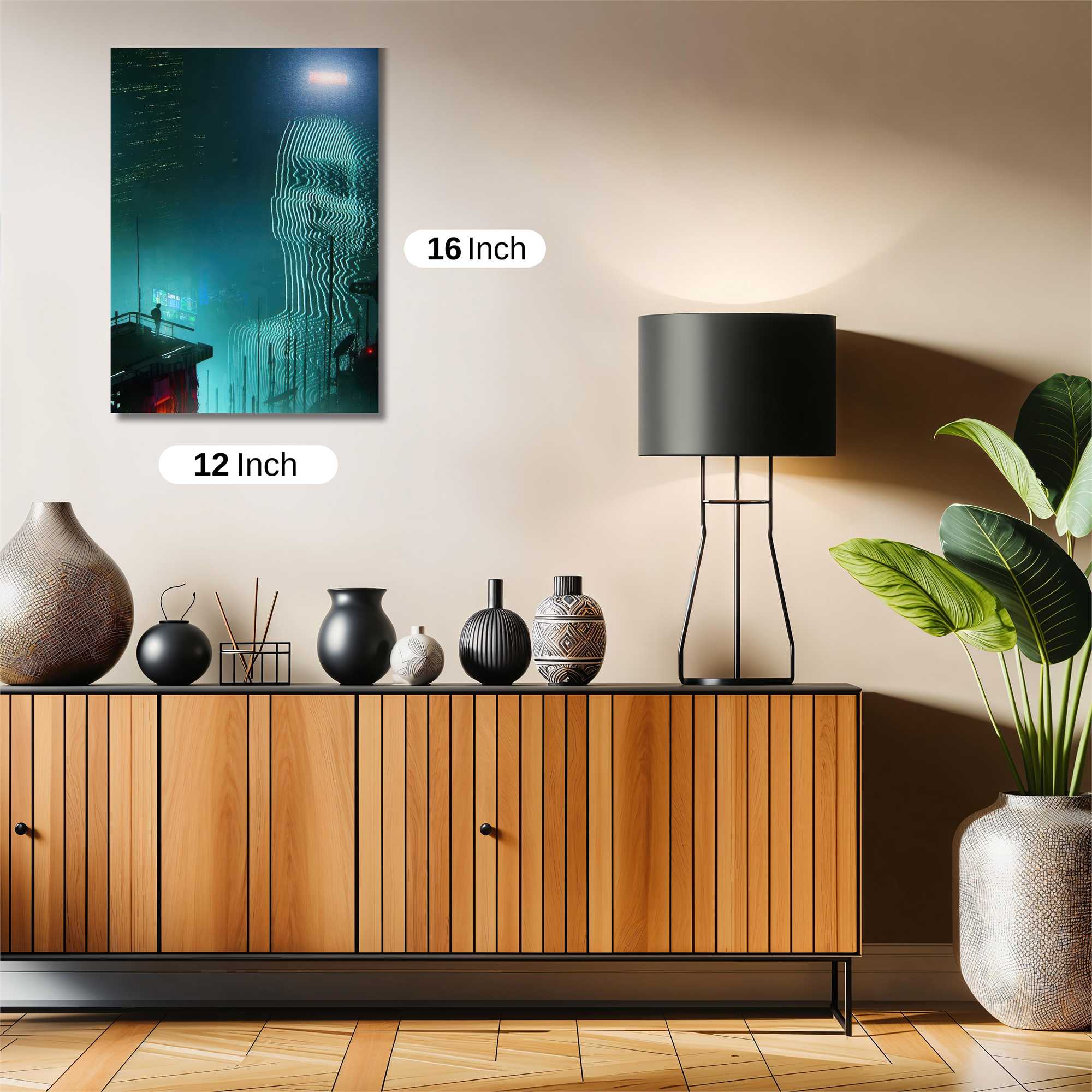 Futuristic Enigma Safe Wall Magnetic / M