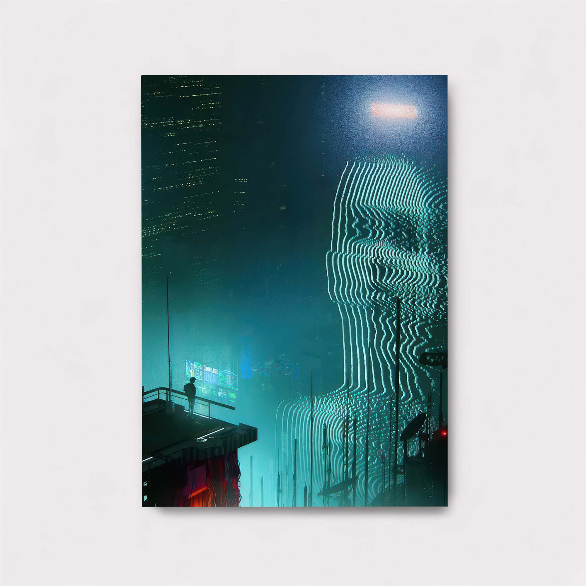 Futuristic Enigma Safe Wall Magnetic / M