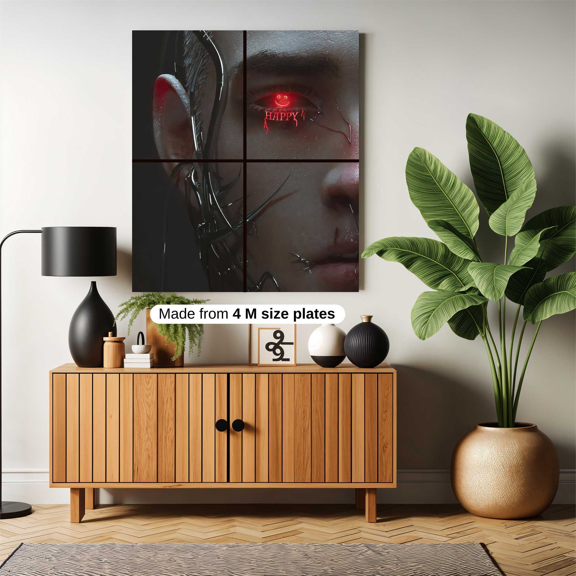 Cyber Gloom Safe Wall Magnetic / M