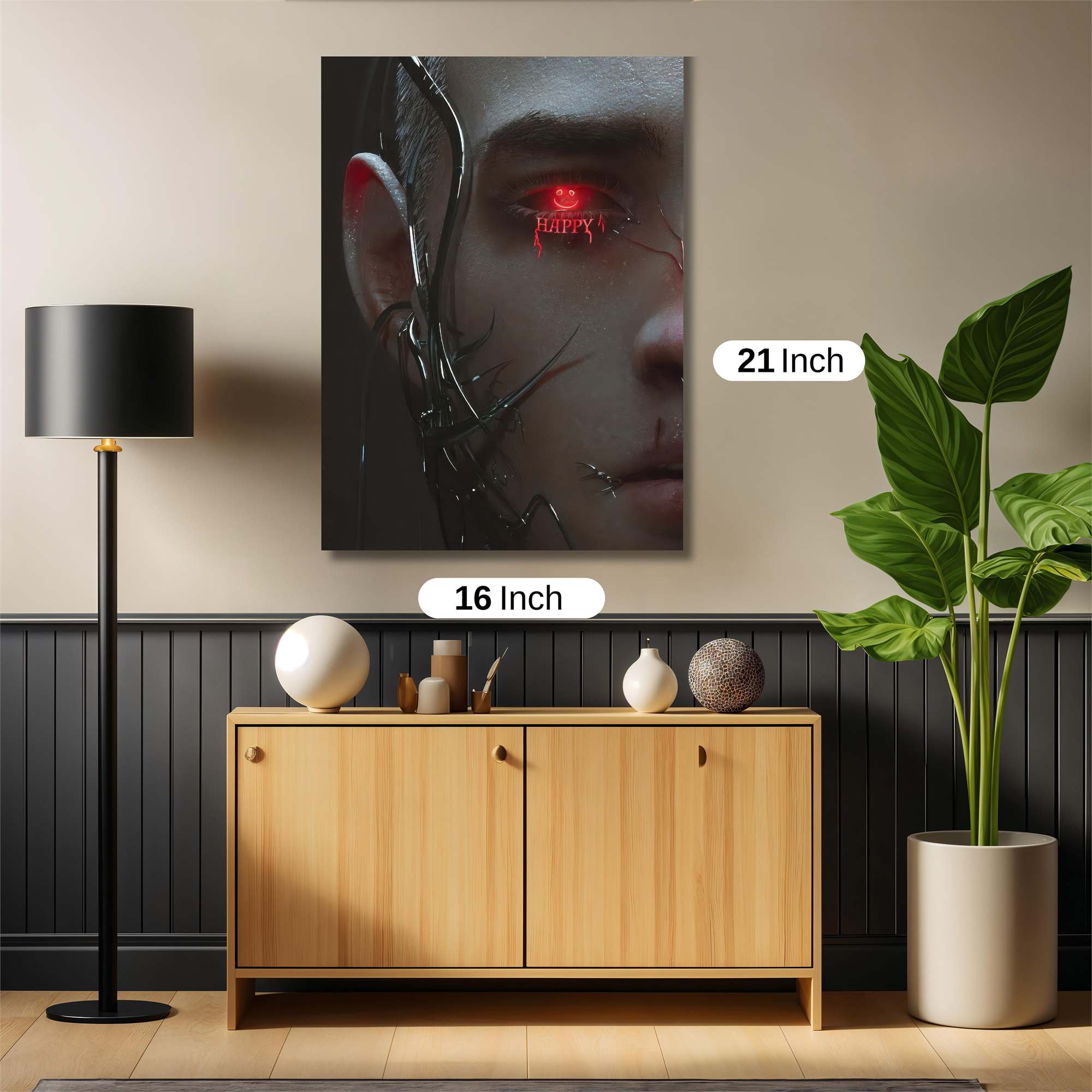 Cyber Gloom Safe Wall Magnetic / M