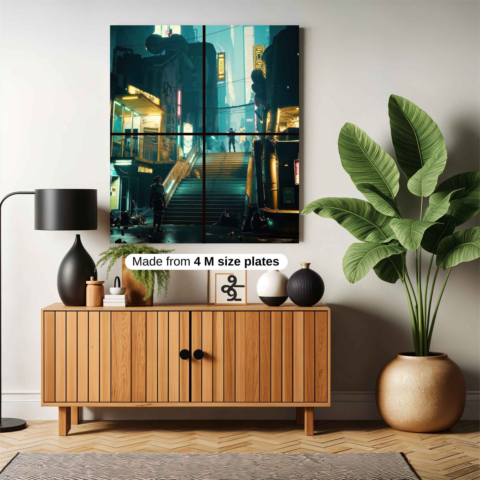 Neon Shadows Safe Wall Magnetic / M