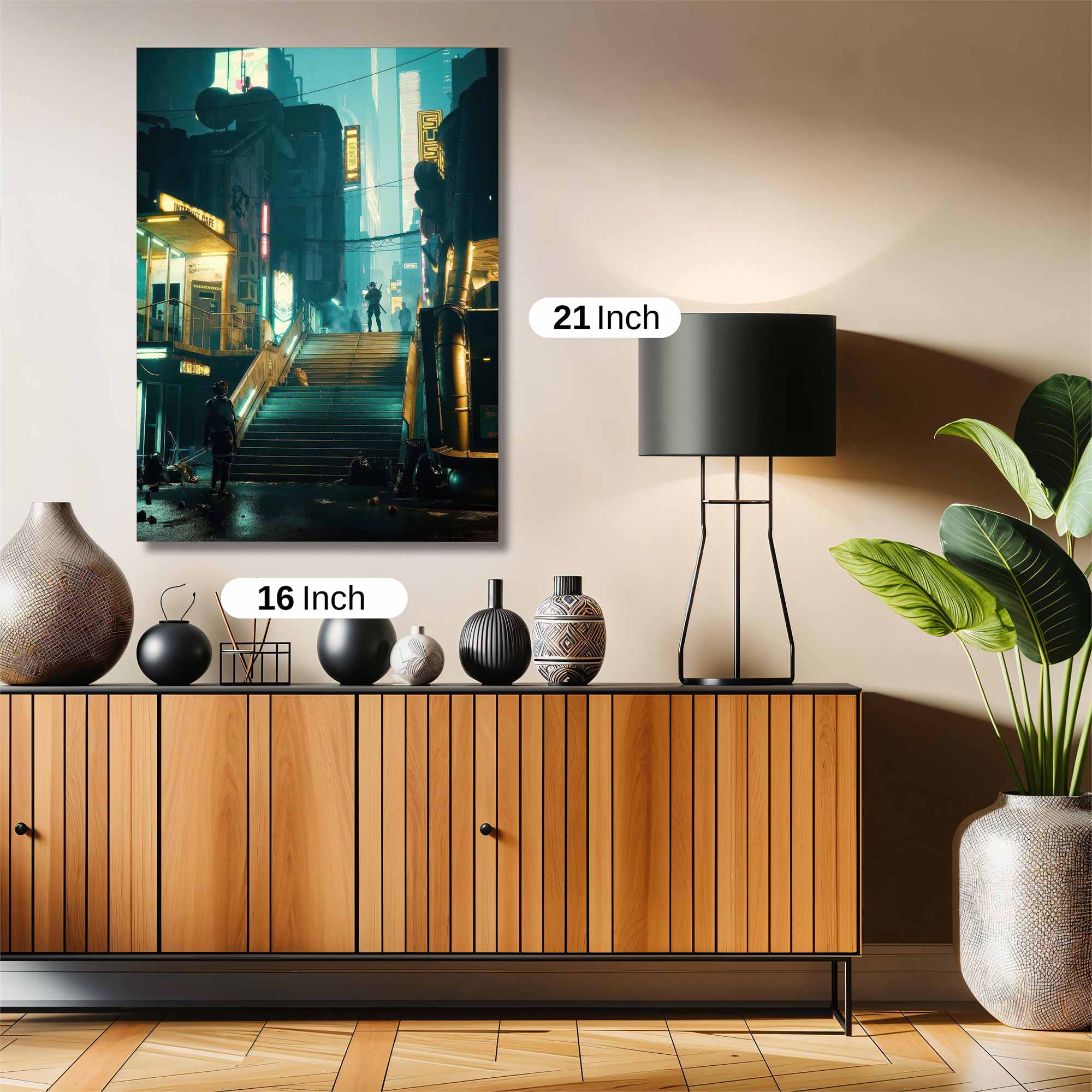 Neon Shadows Safe Wall Magnetic / M