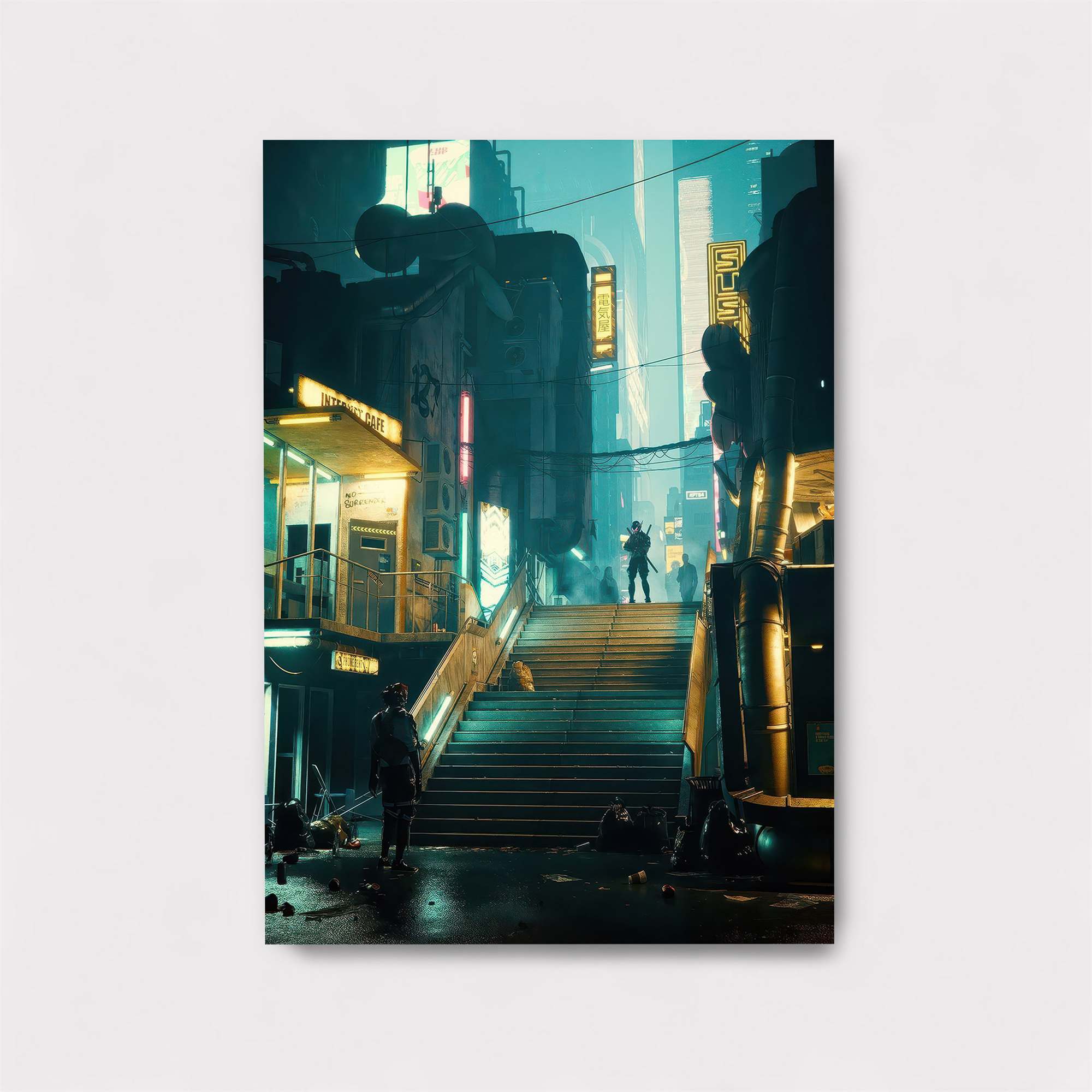 Neon Shadows Safe Wall Magnetic / M