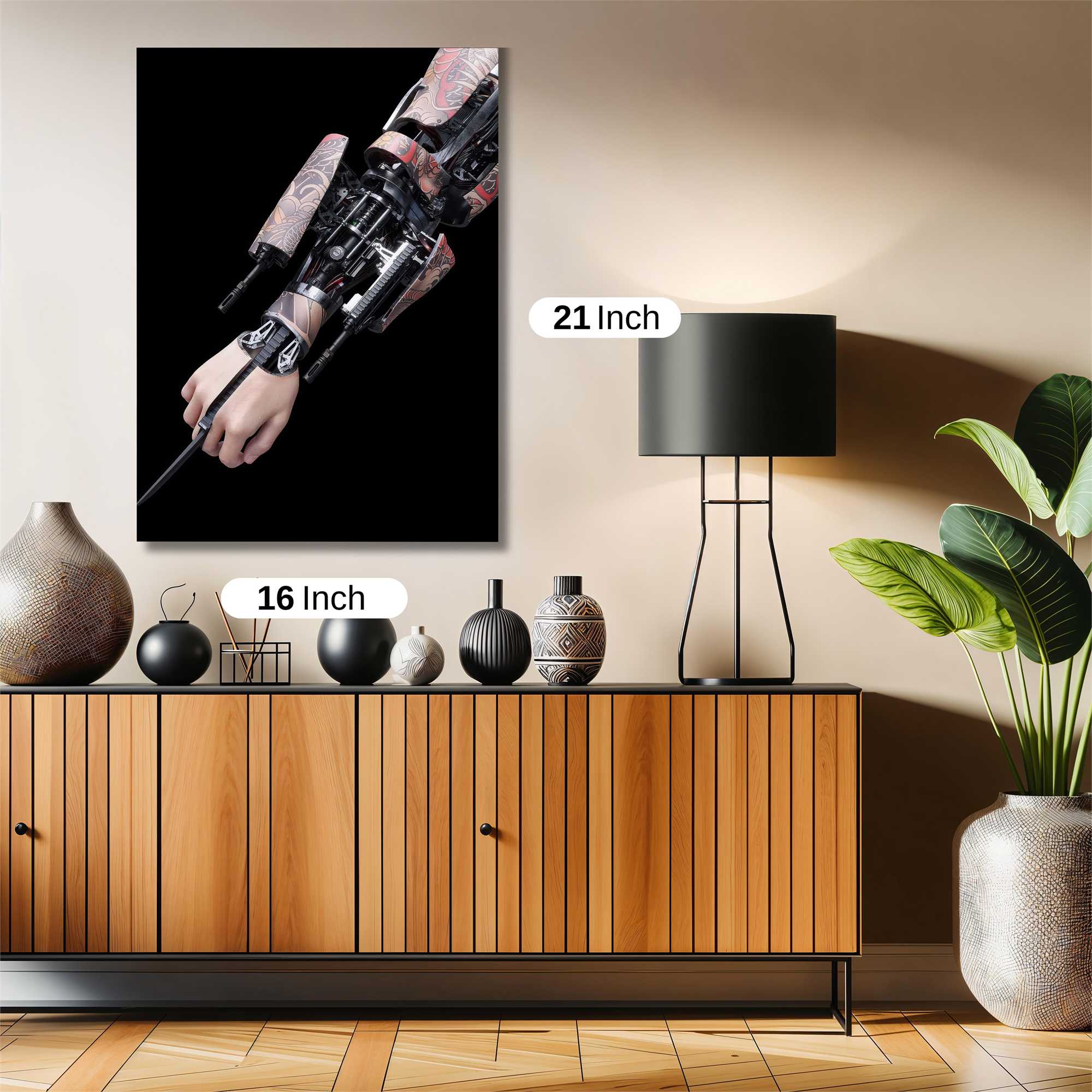 Cybernetic Elegance Safe Wall Magnetic / M