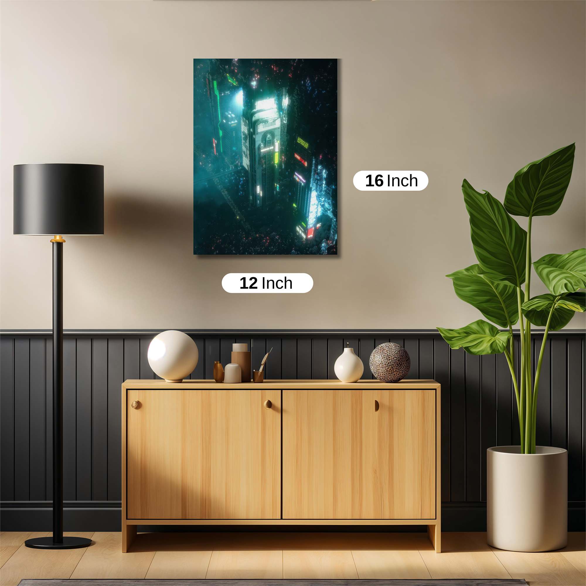 Neon Abyss Safe Wall Magnetic / M