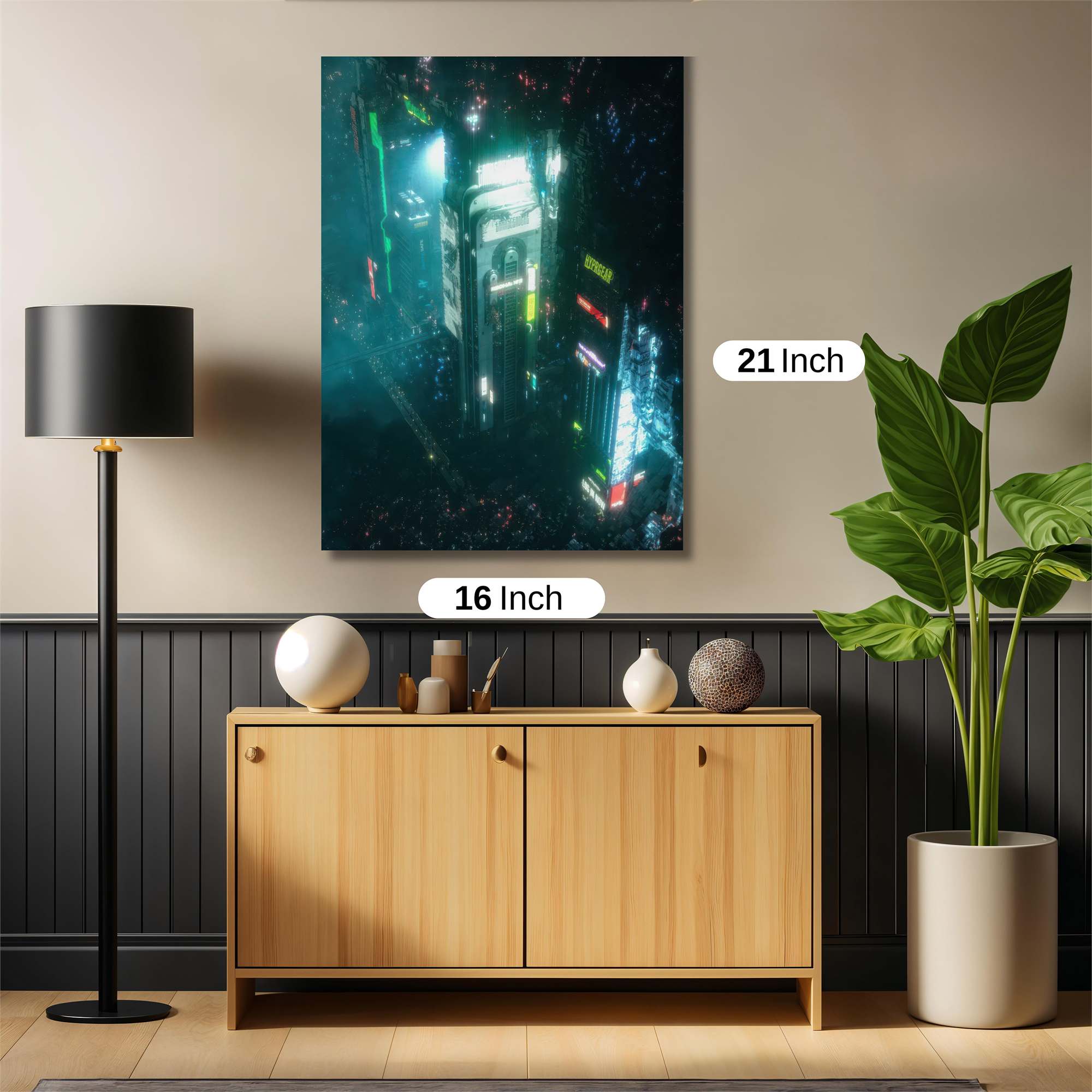 Neon Abyss Safe Wall Magnetic / M