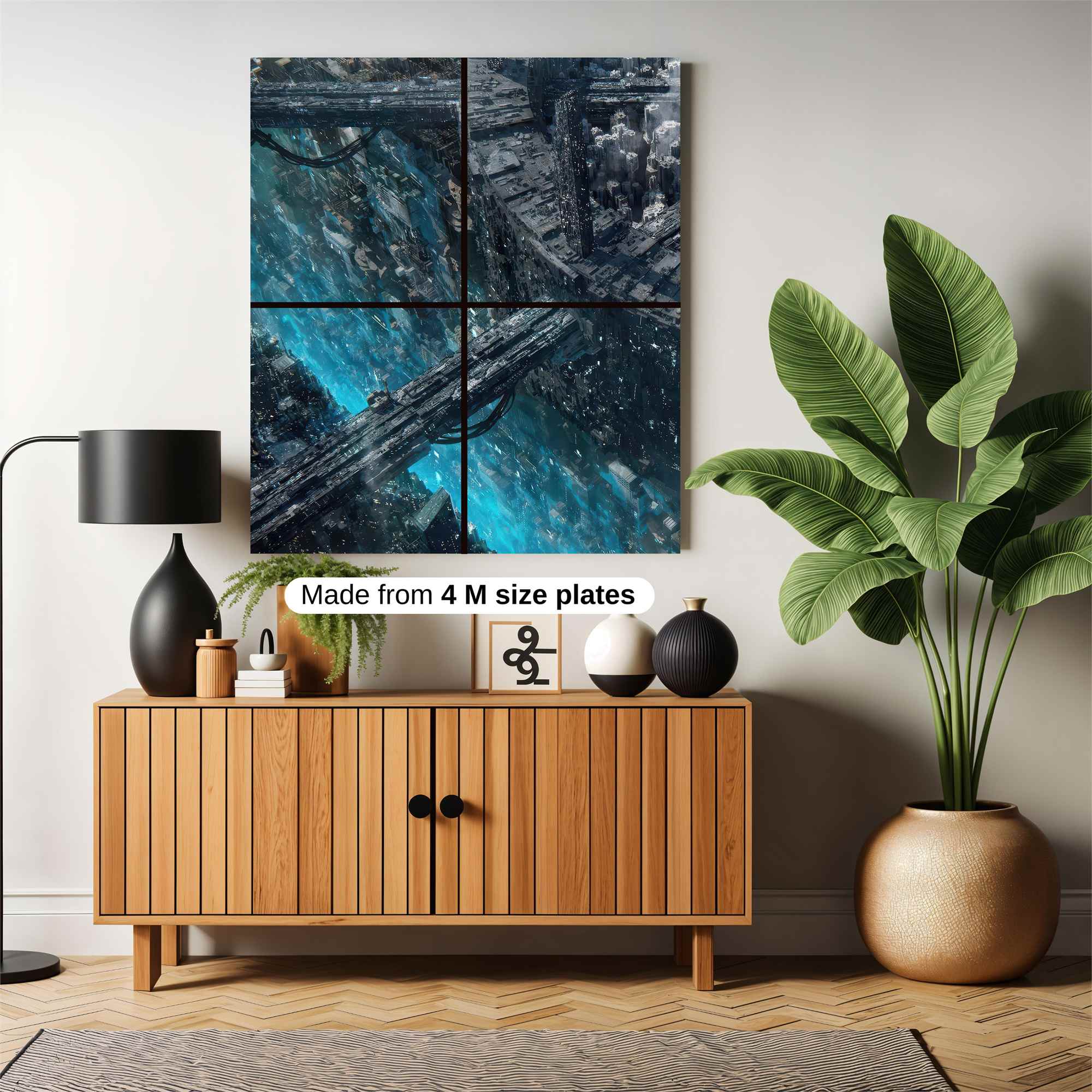 Futuristic Abyss Safe Wall Magnetic / M