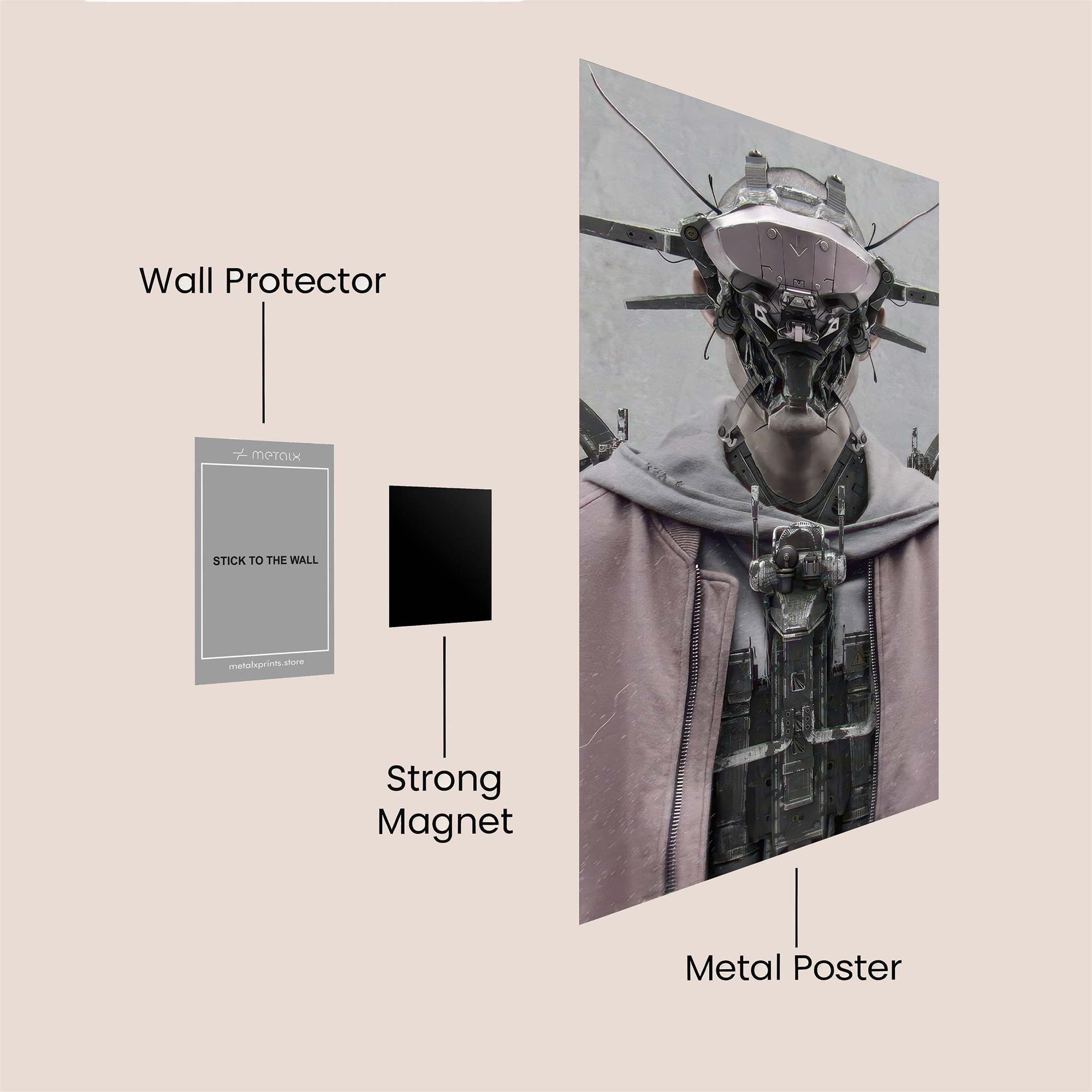 Drone Enigma Safe Wall Magnetic / M