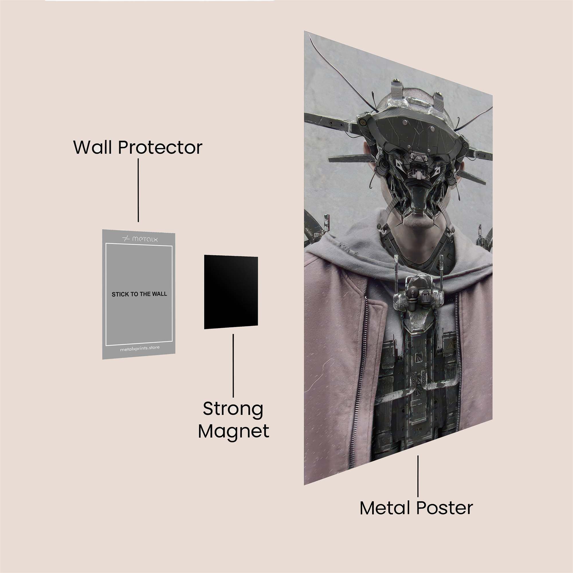 Techno Guardian Safe Wall Magnetic / M