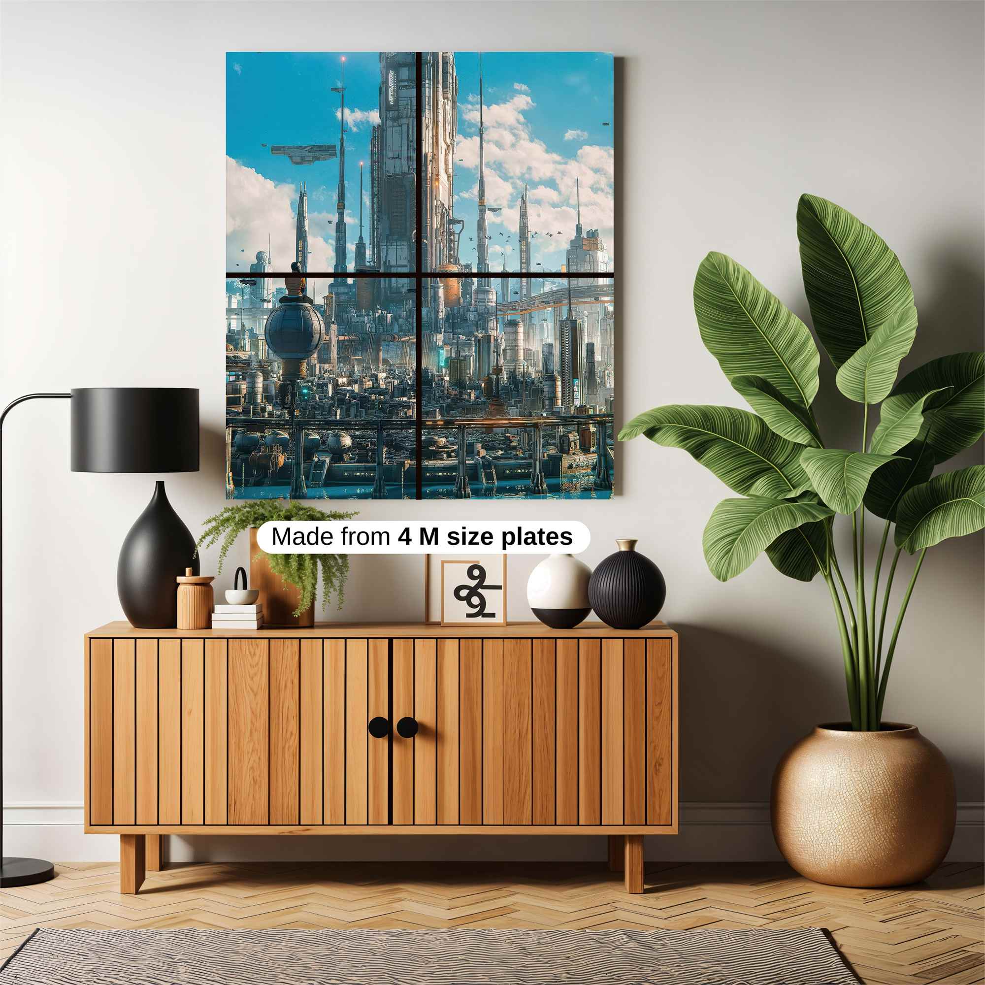 Futuristic Utopia Safe Wall Magnetic / M