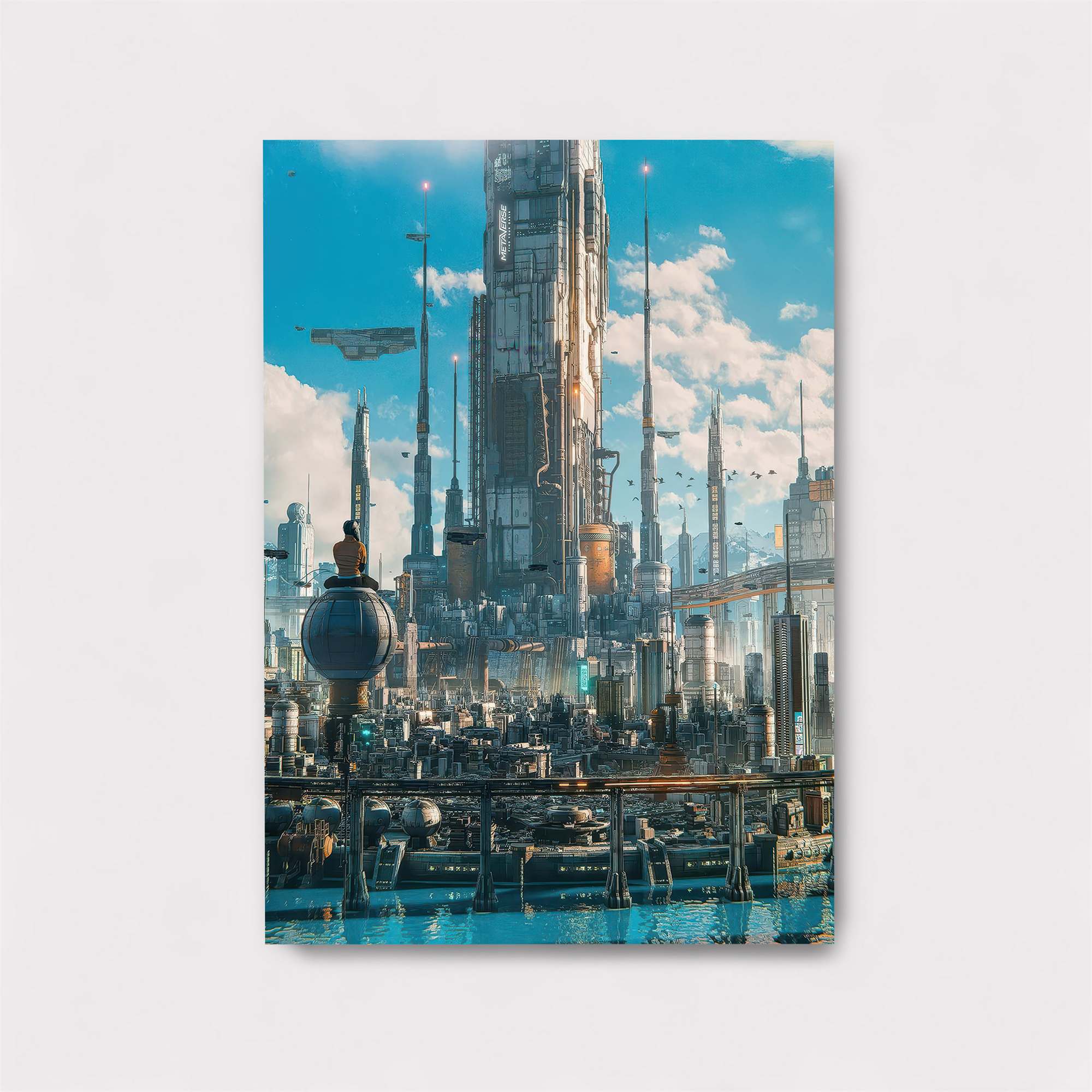 Futuristic Utopia Safe Wall Magnetic / M