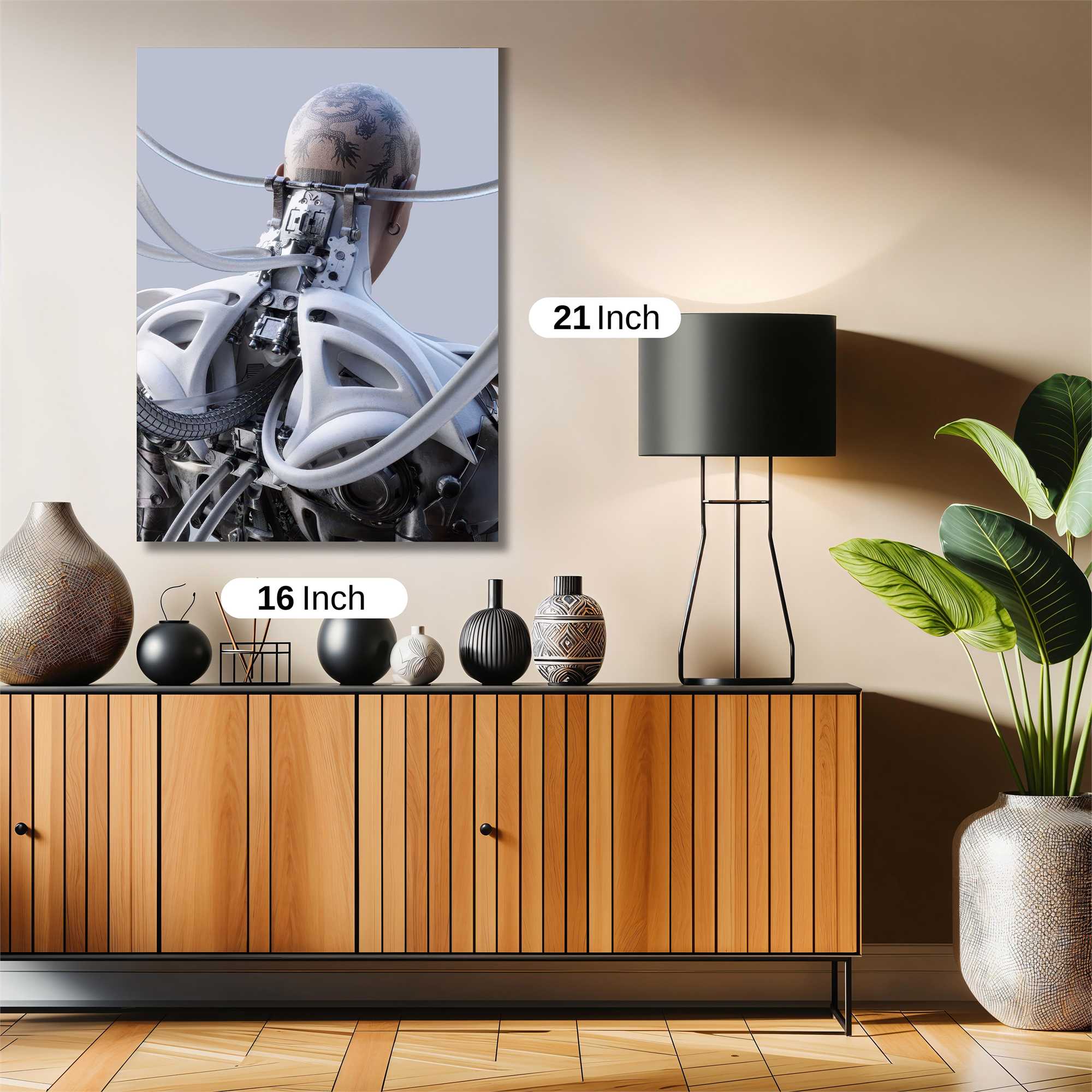 Cybernetic Serenity Safe Wall Magnetic / M