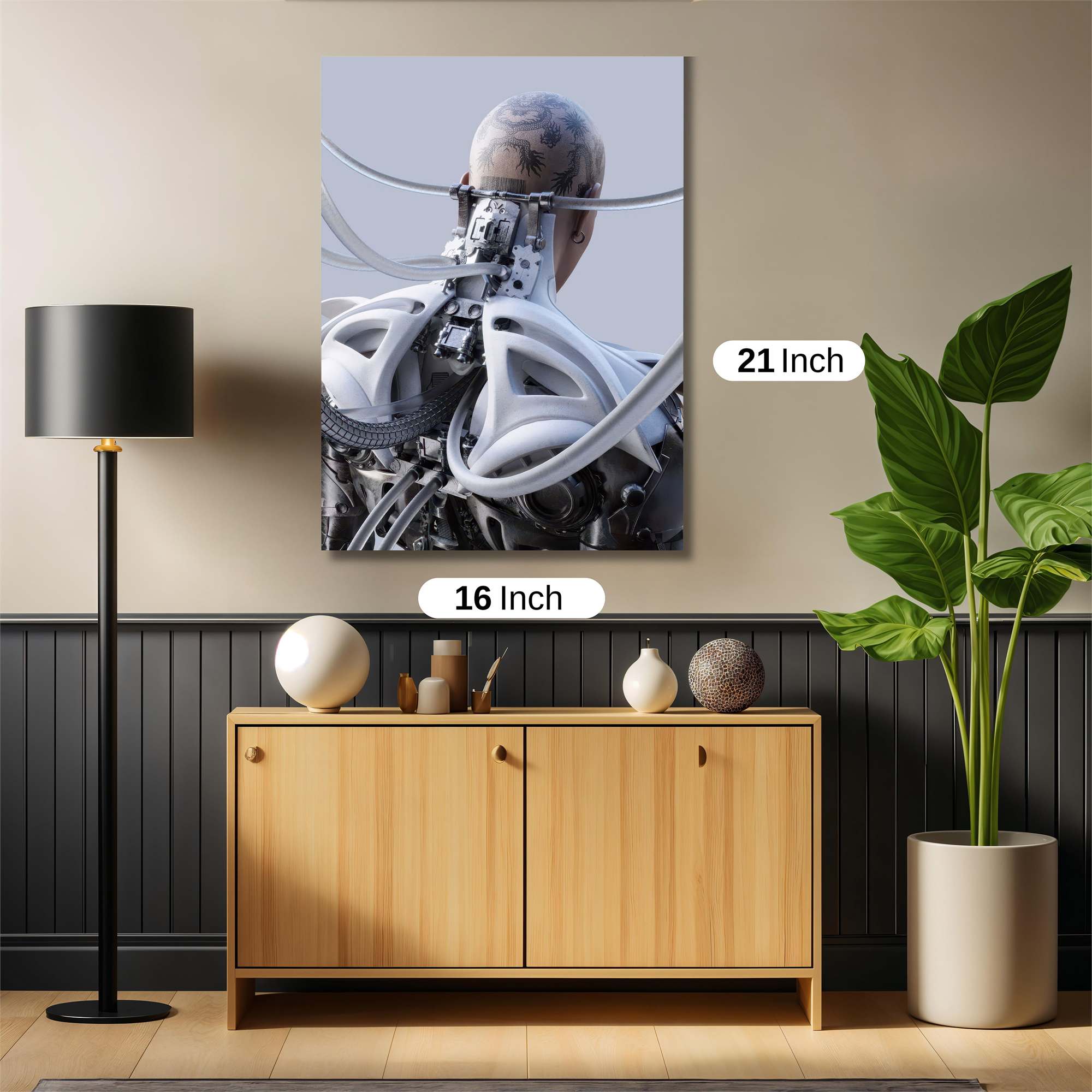 Cybernetic Serenity Safe Wall Magnetic / M