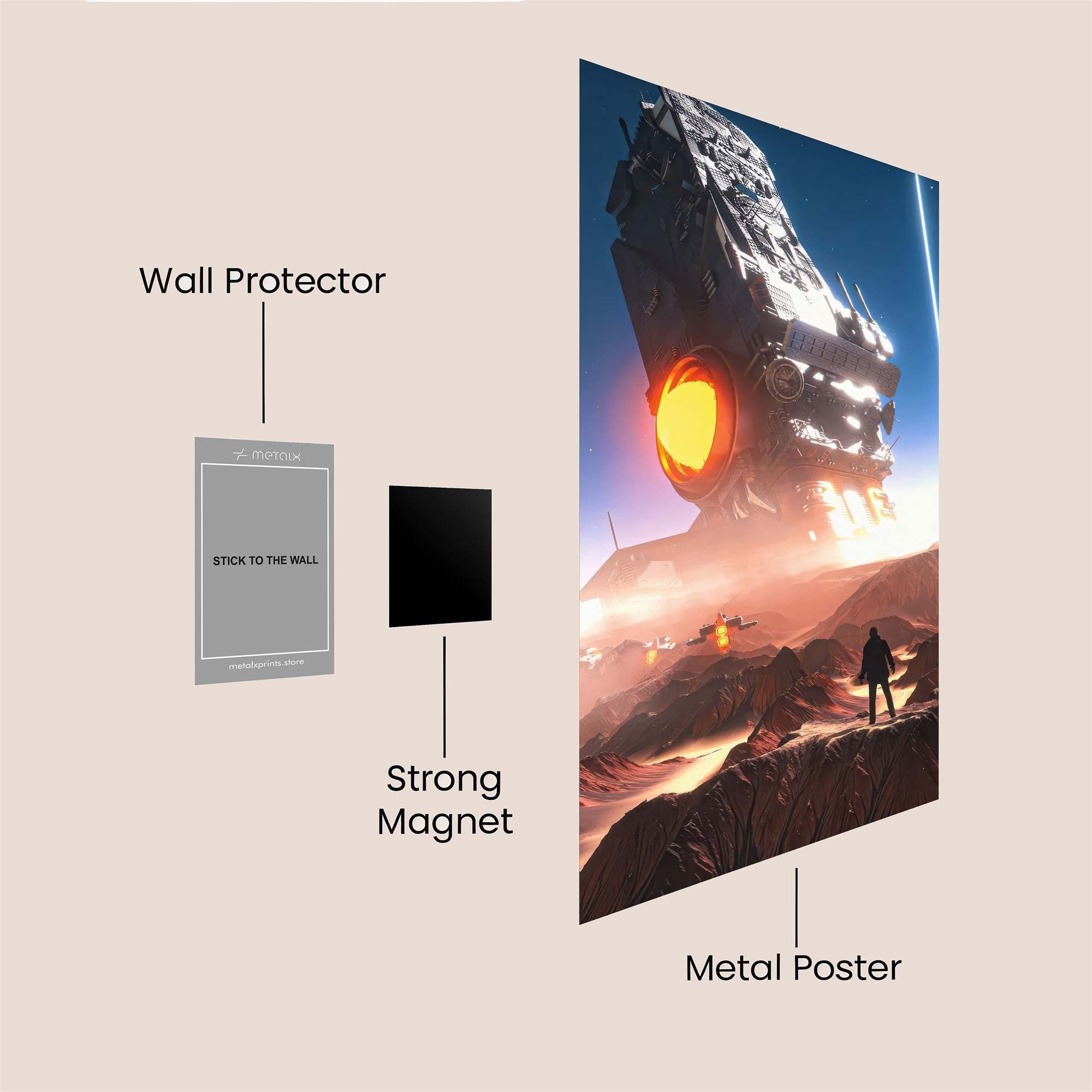 Cosmic Majesty Safe Wall Magnetic / M