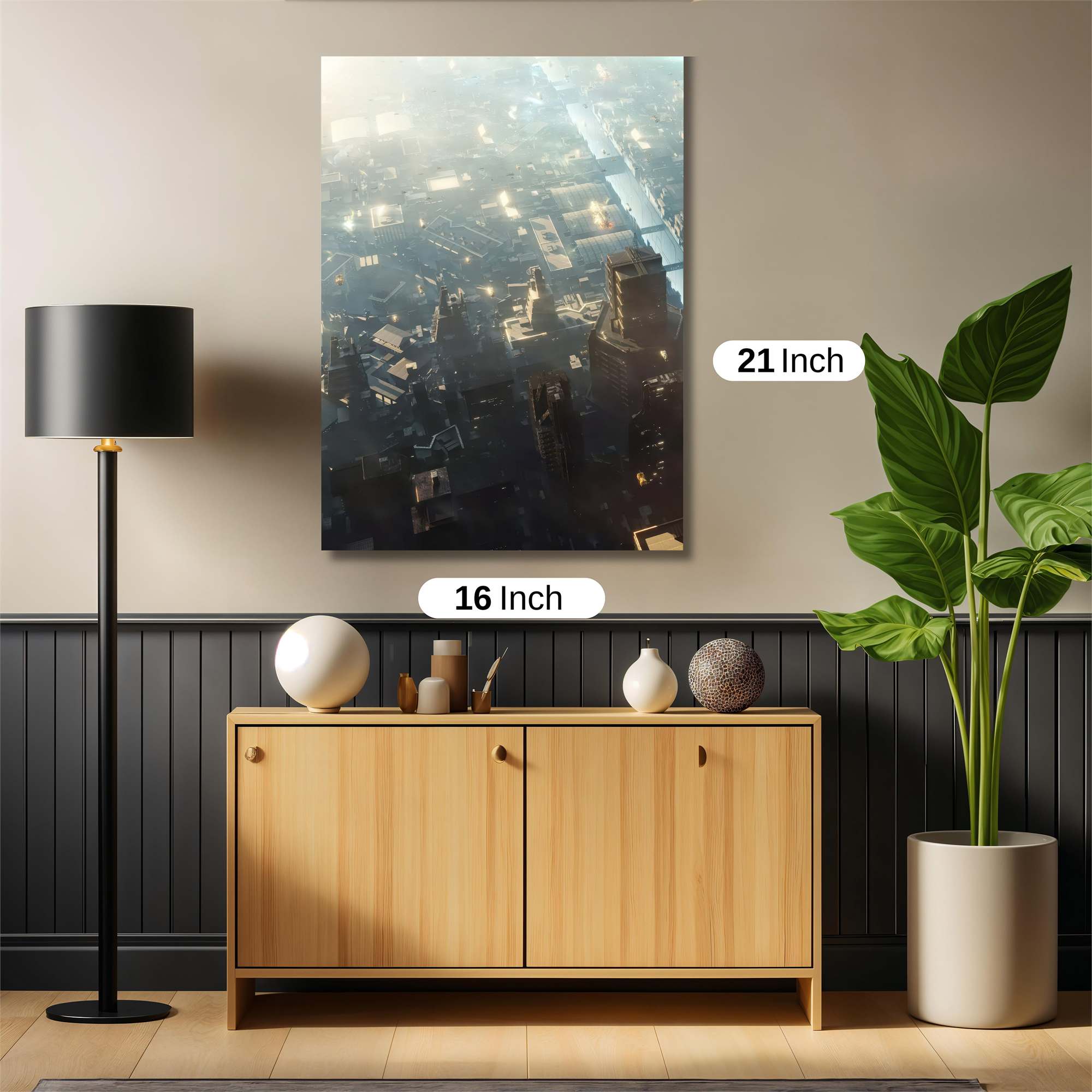 Metropolis Glow Safe Wall Magnetic / M